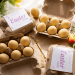 Easter Egg Candle Box – Handmade Soy Wax Egg Candles, Easter Decor Gift Set, Spring Candle Gift - MY Sunshine Candless