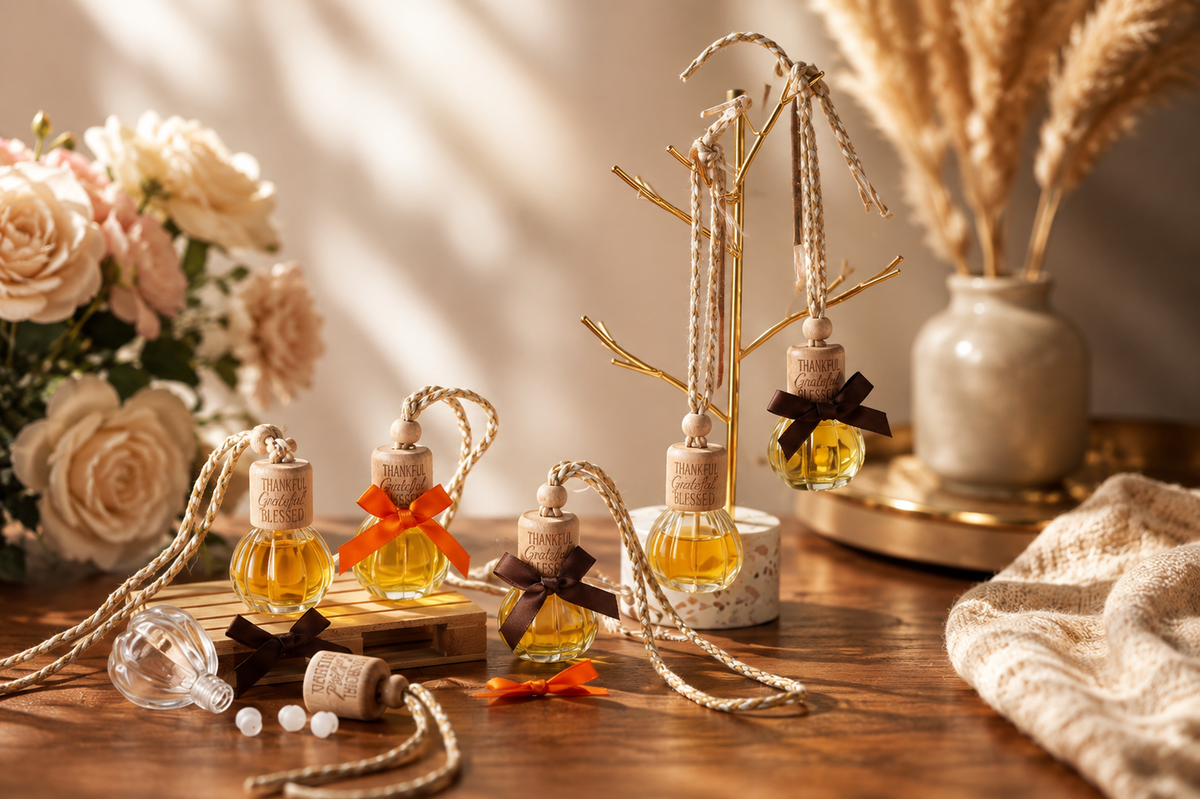 Thankful Grateful Blessed Fall Fragrance Car Diffuser /Home Decor