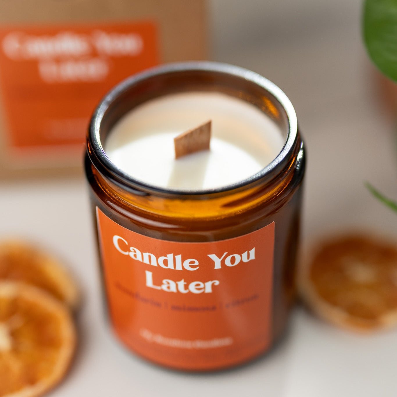 Candle You Later Candle – 8 oz Amber Jar Soy Candle – Funny Gift - MY Sunshine Candless