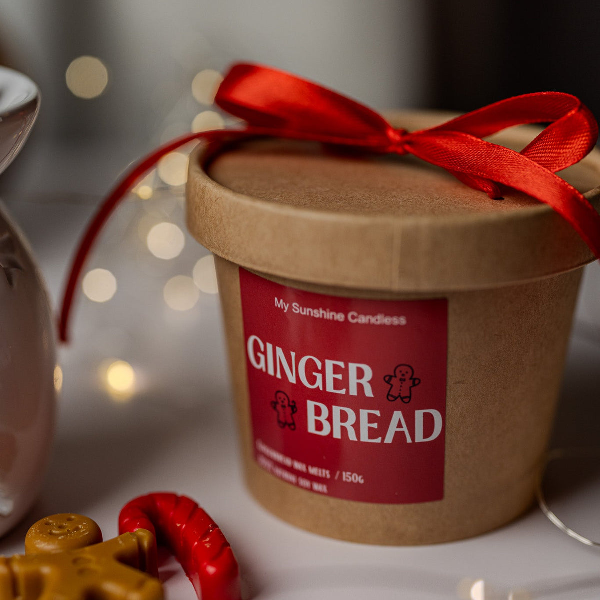 Gingerbread Man Wax Melt – Christmas Spice Scent | Handmade Holiday Wax Melts