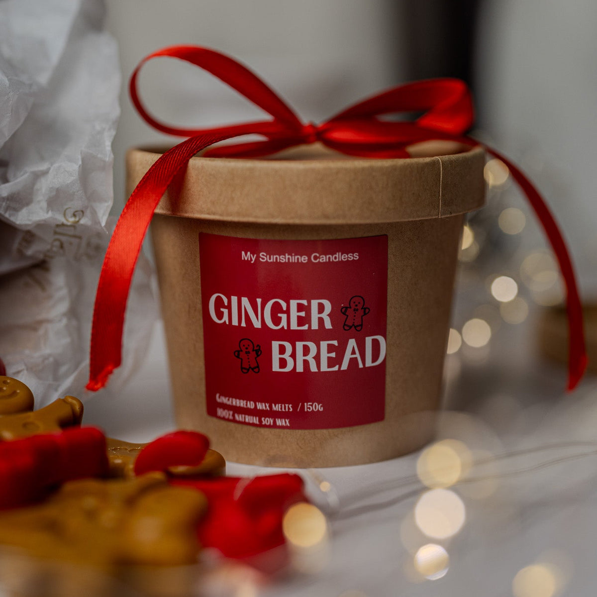 Gingerbread Man Wax Melt – Christmas Spice Scent | Handmade Holiday Wax Melts