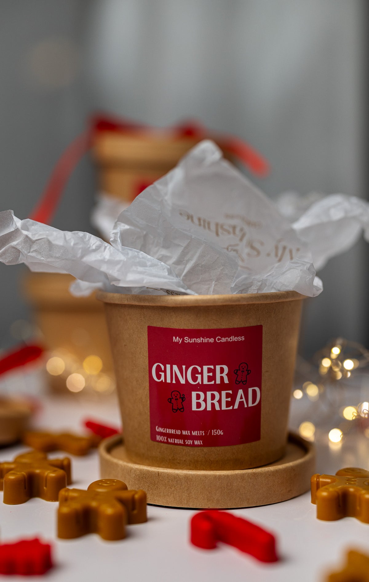Gingerbread Man Wax Melt – Christmas Spice Scent | Handmade Holiday Wax Melts