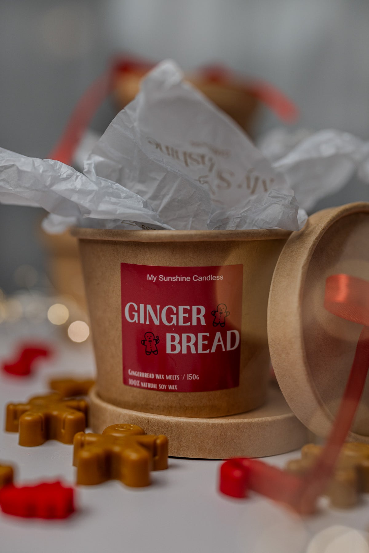 Gingerbread Man Wax Melt – Christmas Spice Scent | Handmade Holiday Wax Melts