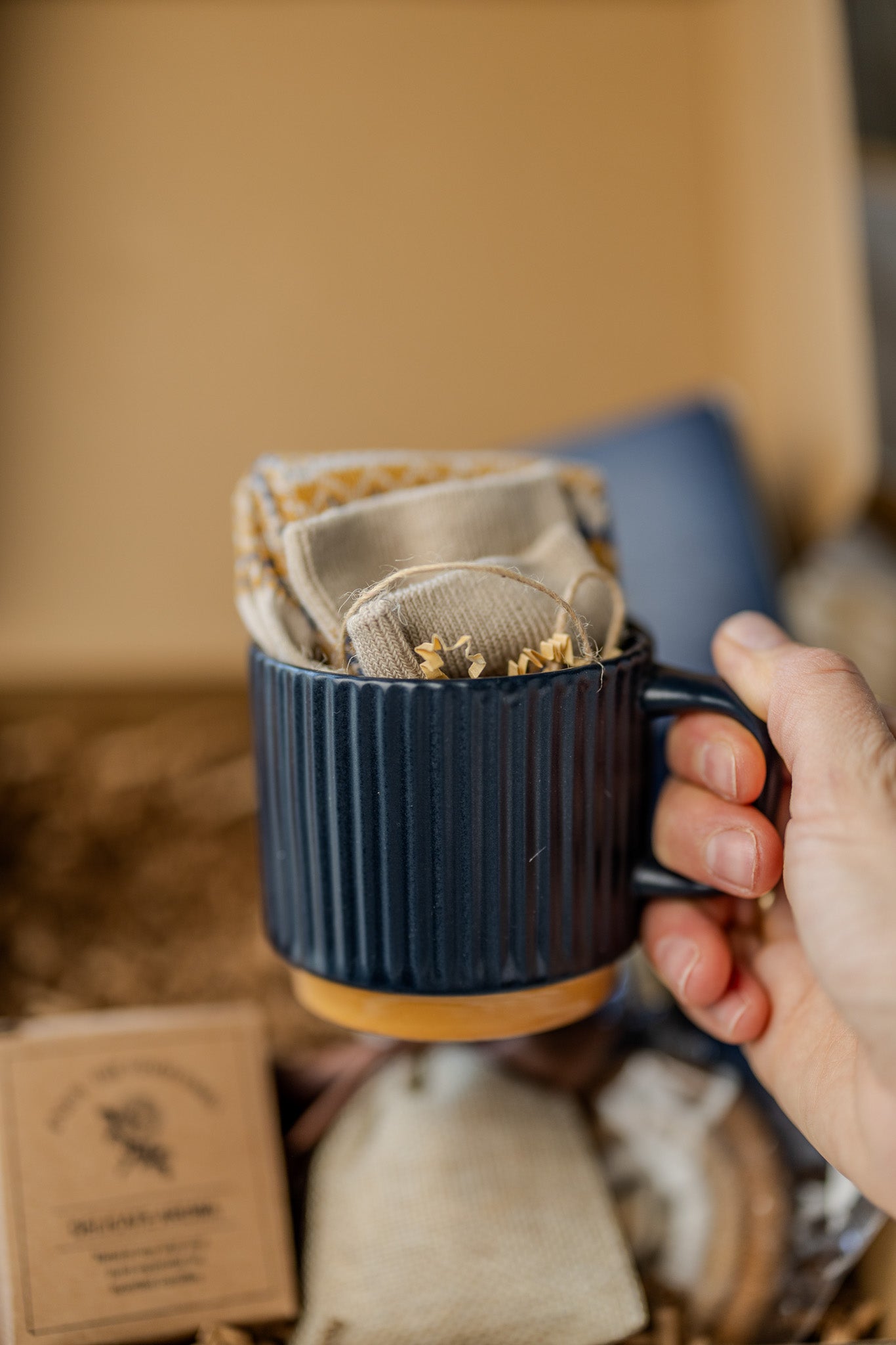 Self Care Gift Box For Women – Cozy Gift Basket With Hug in a Box Encouragement Gift Box Care Package for Her Holiday Gift for Her