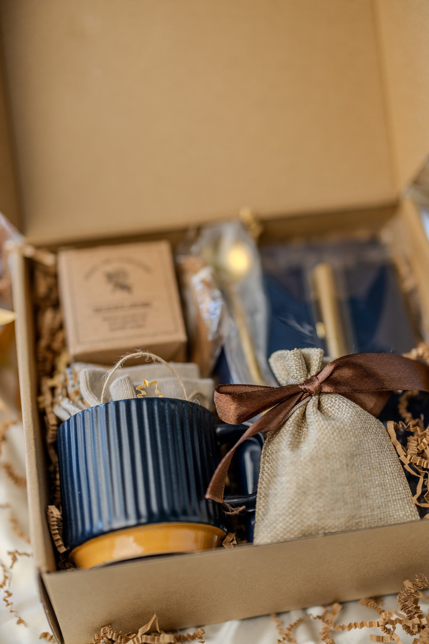 Self Care Gift Box For Women – Cozy Gift Basket With Hug in a Box Encouragement Gift Box Care Package for Her Holiday Gift for Her