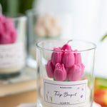 Handmade Tulip Bouquet Scented Candle – 14oz Long-Lasting Fragrance - MY Sunshine Candless