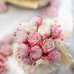 Beautiful Peony Flowers Bouquet Cup