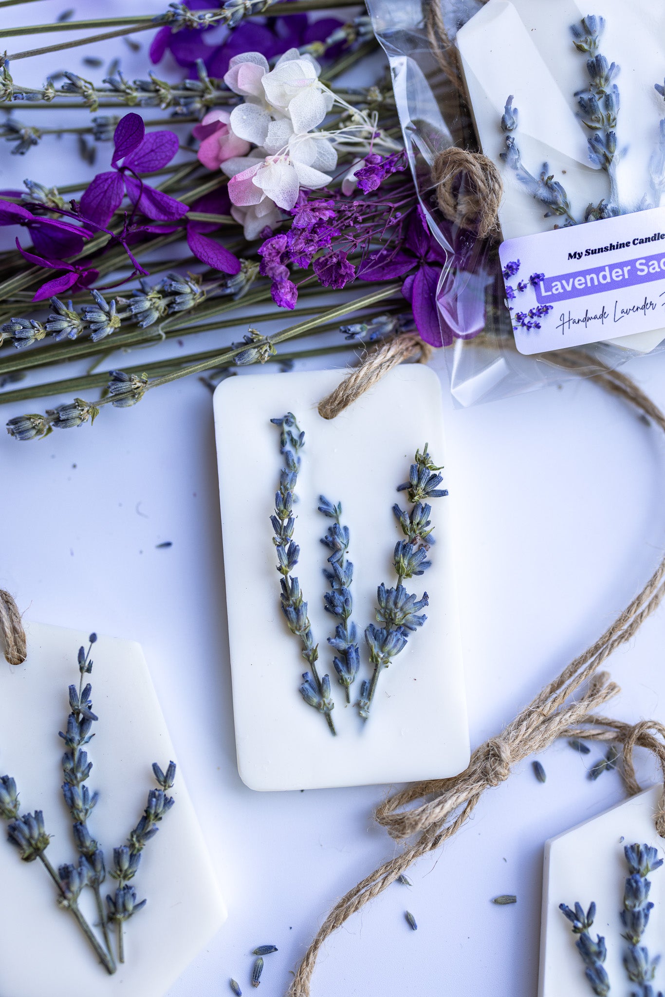 Lavender Botanical Soy Wax Sachets