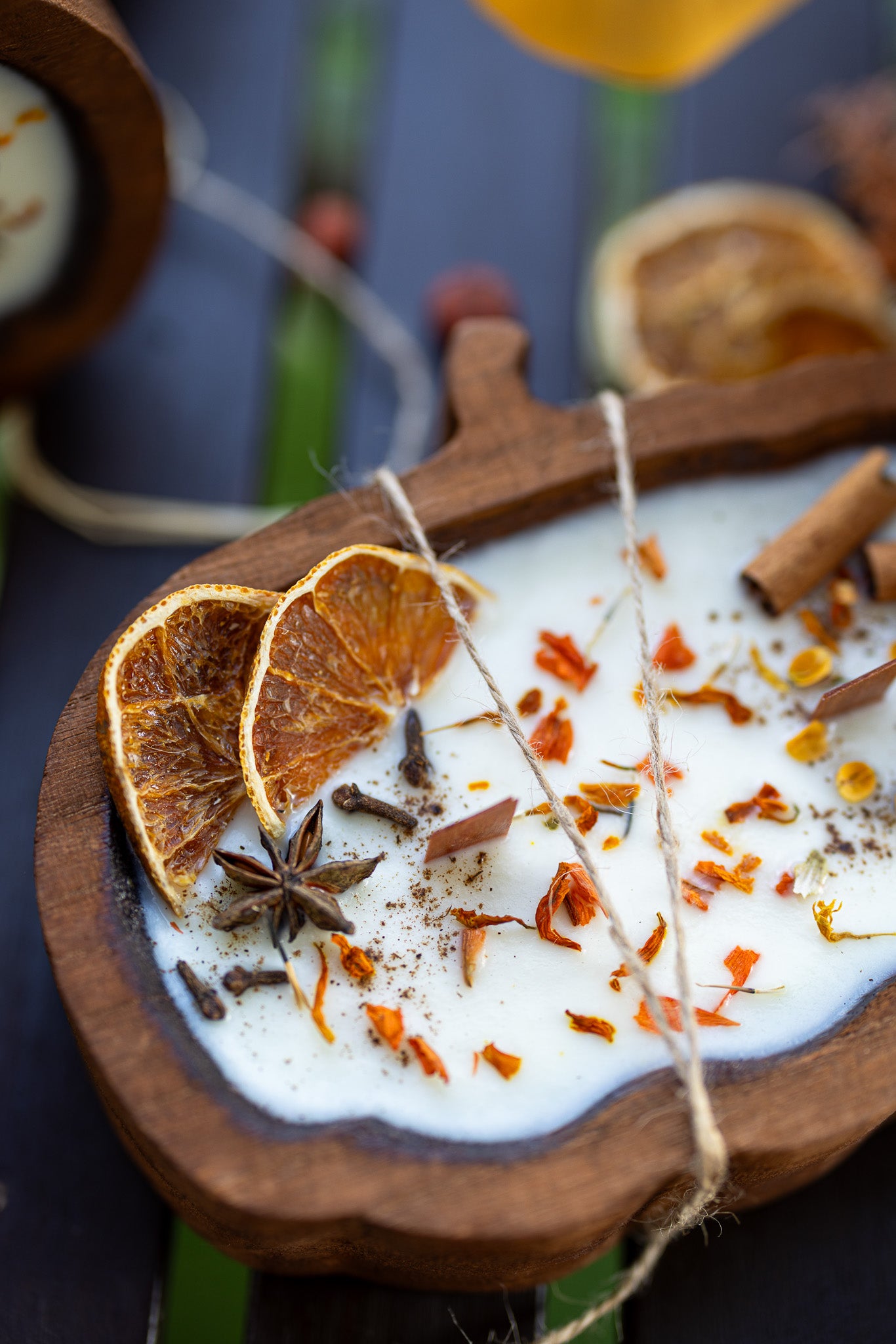 Wooden Pumpkin dough bowl Thanksgiving Candles | Autumn decorations | fall decor | Thanksgiving candle | pumpkin gift candle