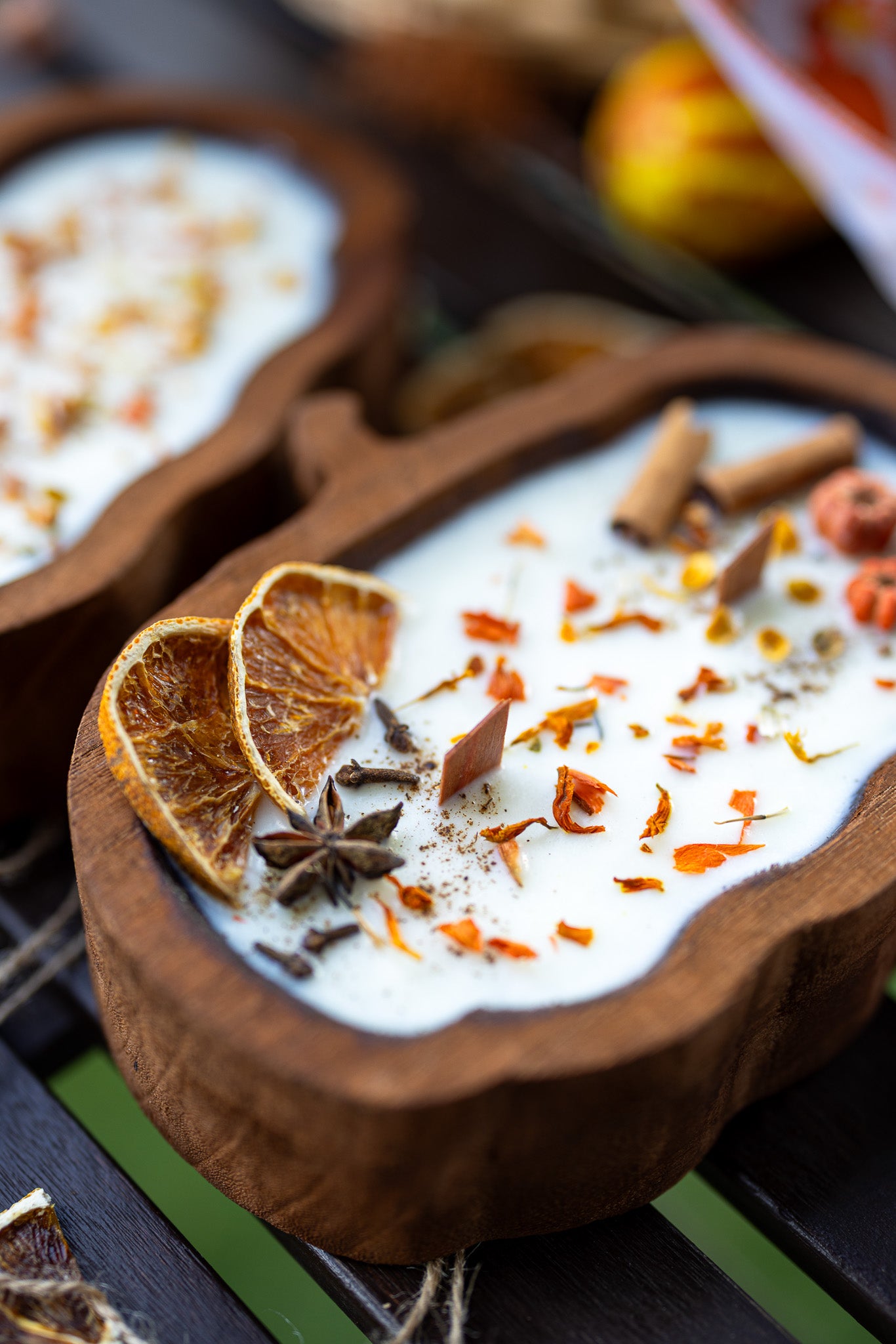 Wooden Pumpkin dough bowl Thanksgiving Candles | Autumn decorations | fall decor | Thanksgiving candle | pumpkin gift candle