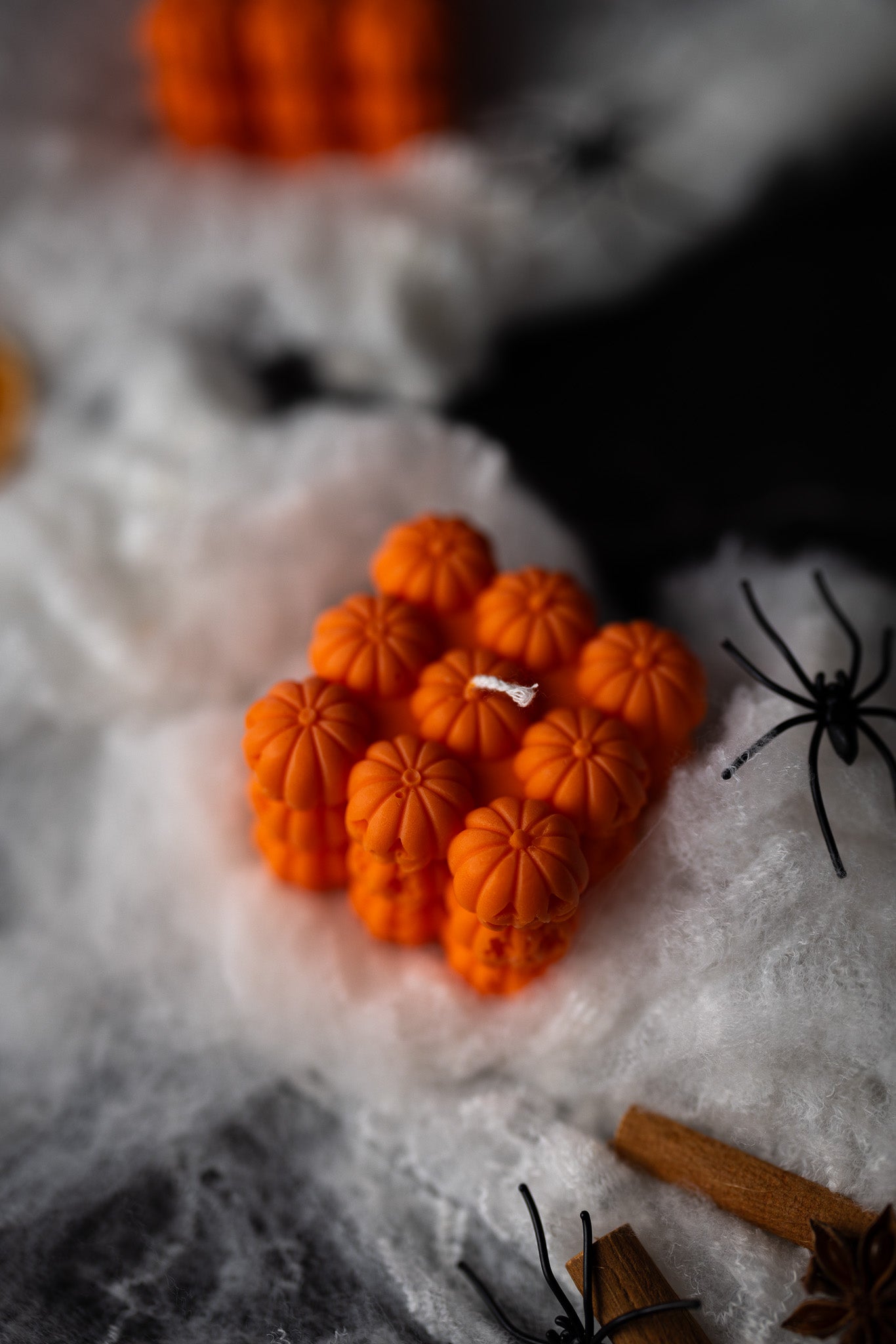 Halloween Pumpkin Soy Candle / Face Bubble Pumpkin Candle