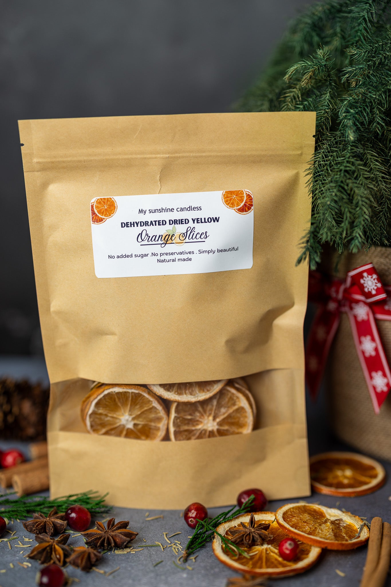 Dehydrated Orange Slices | All-Natural Dried Citrus | Drink Garnish /Craft Supply /Home Décor