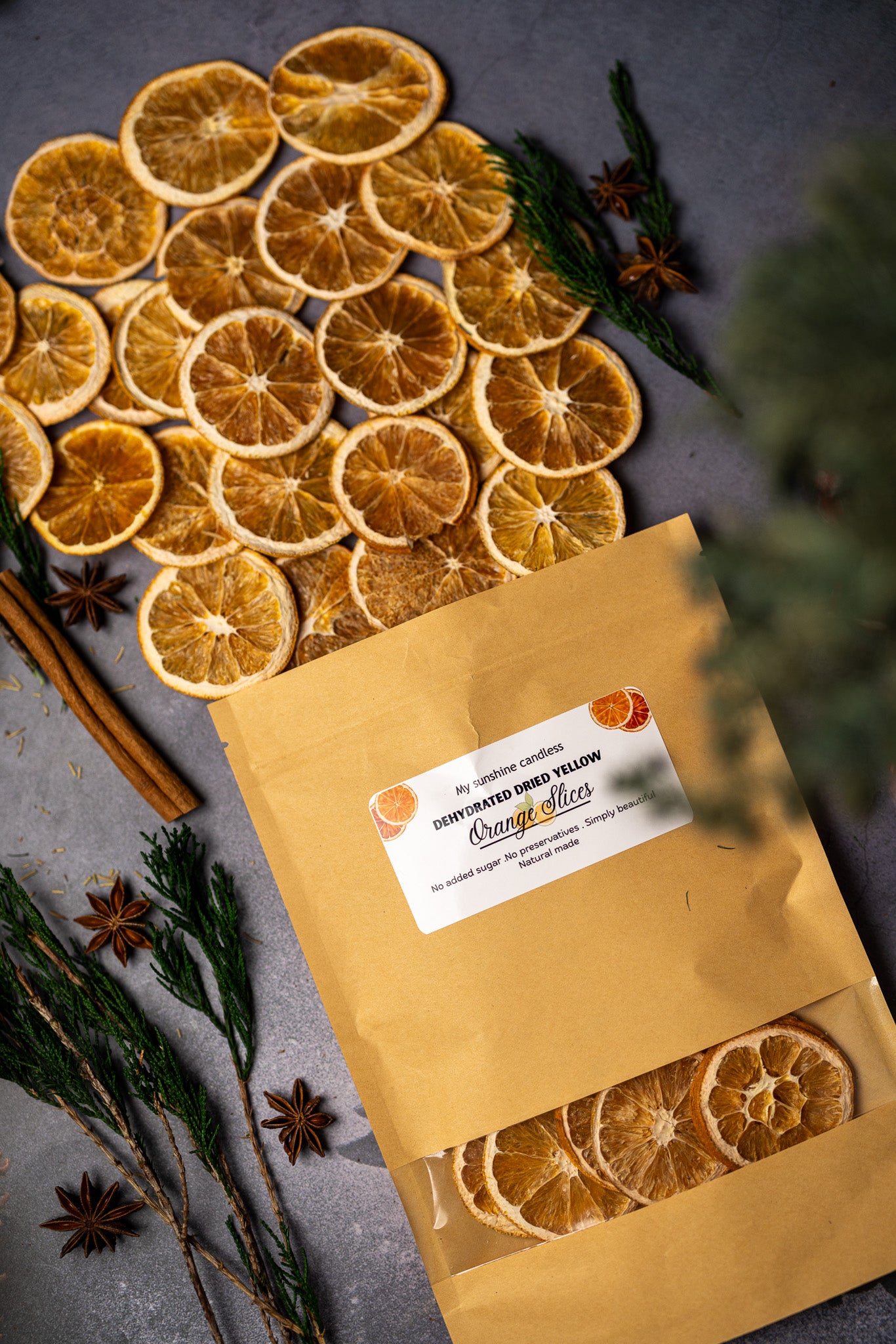 Dehydrated Orange Slices | All-Natural Dried Citrus | Drink Garnish /Craft Supply /Home Décor