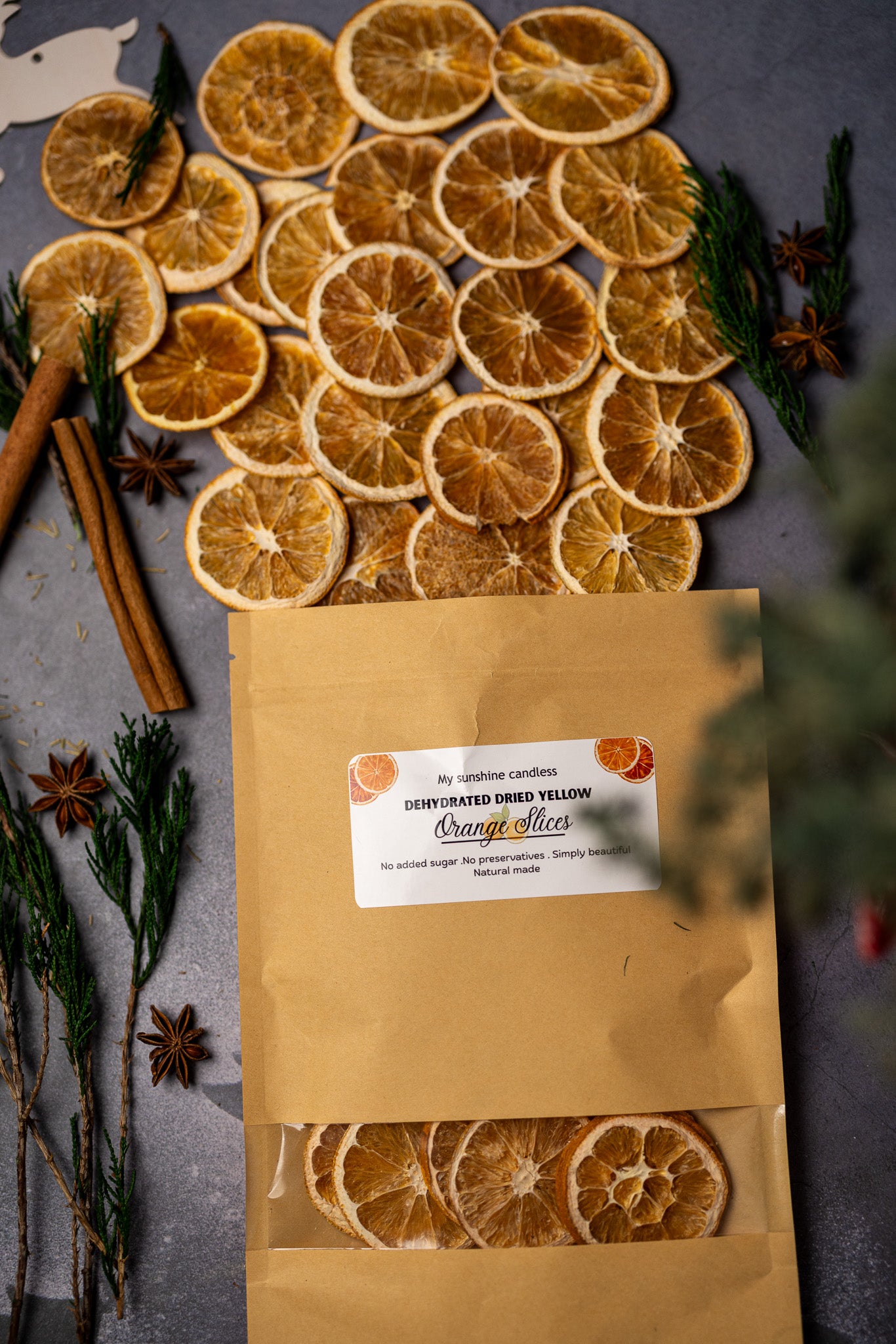 Dehydrated Orange Slices | All-Natural Dried Citrus | Drink Garnish /Craft Supply /Home Décor