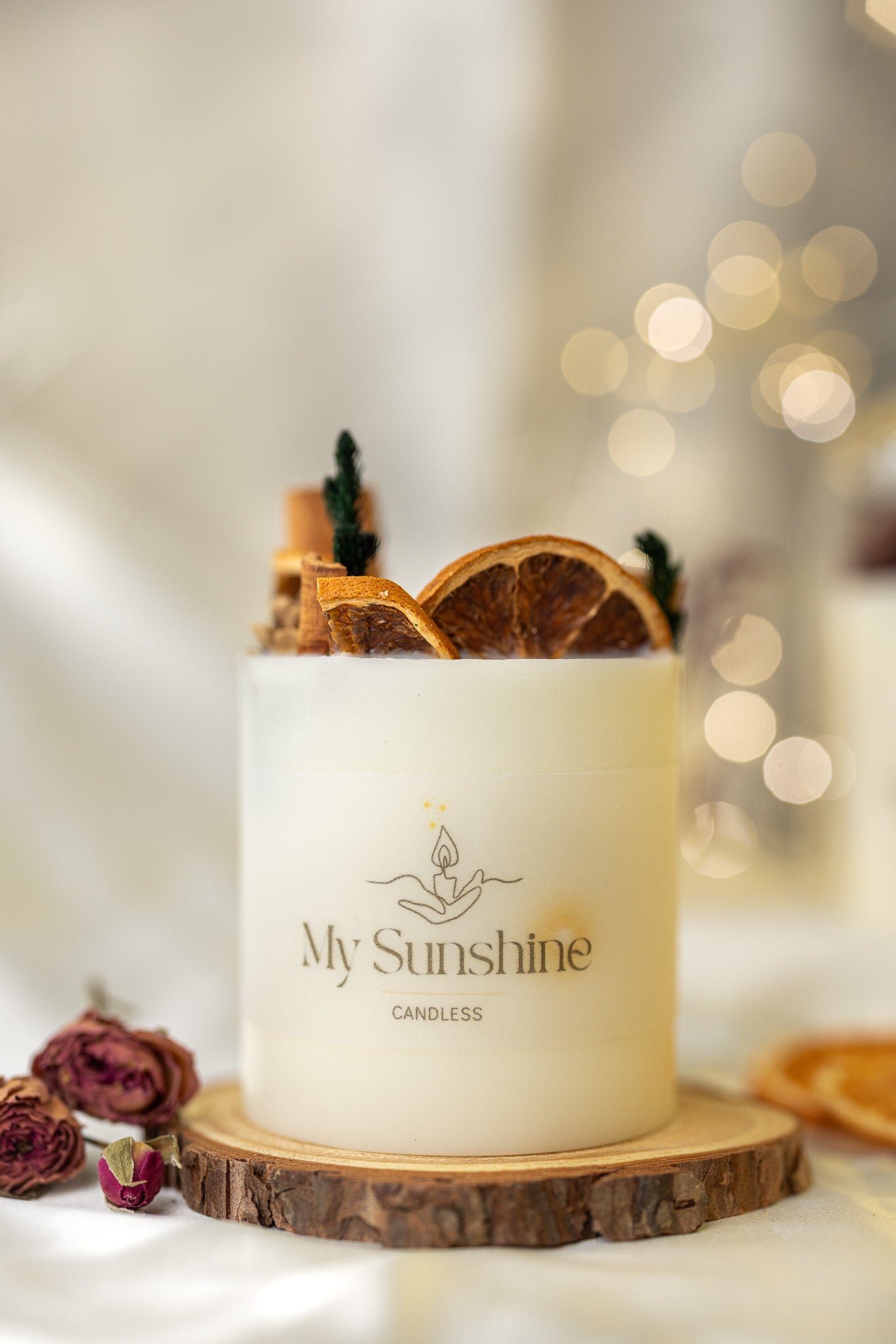 Luxury Handmade Floral Candle Gift Set - Elegant Soy Wax Home Decor & Perfect Gift for Her - MY Sunshine Candless