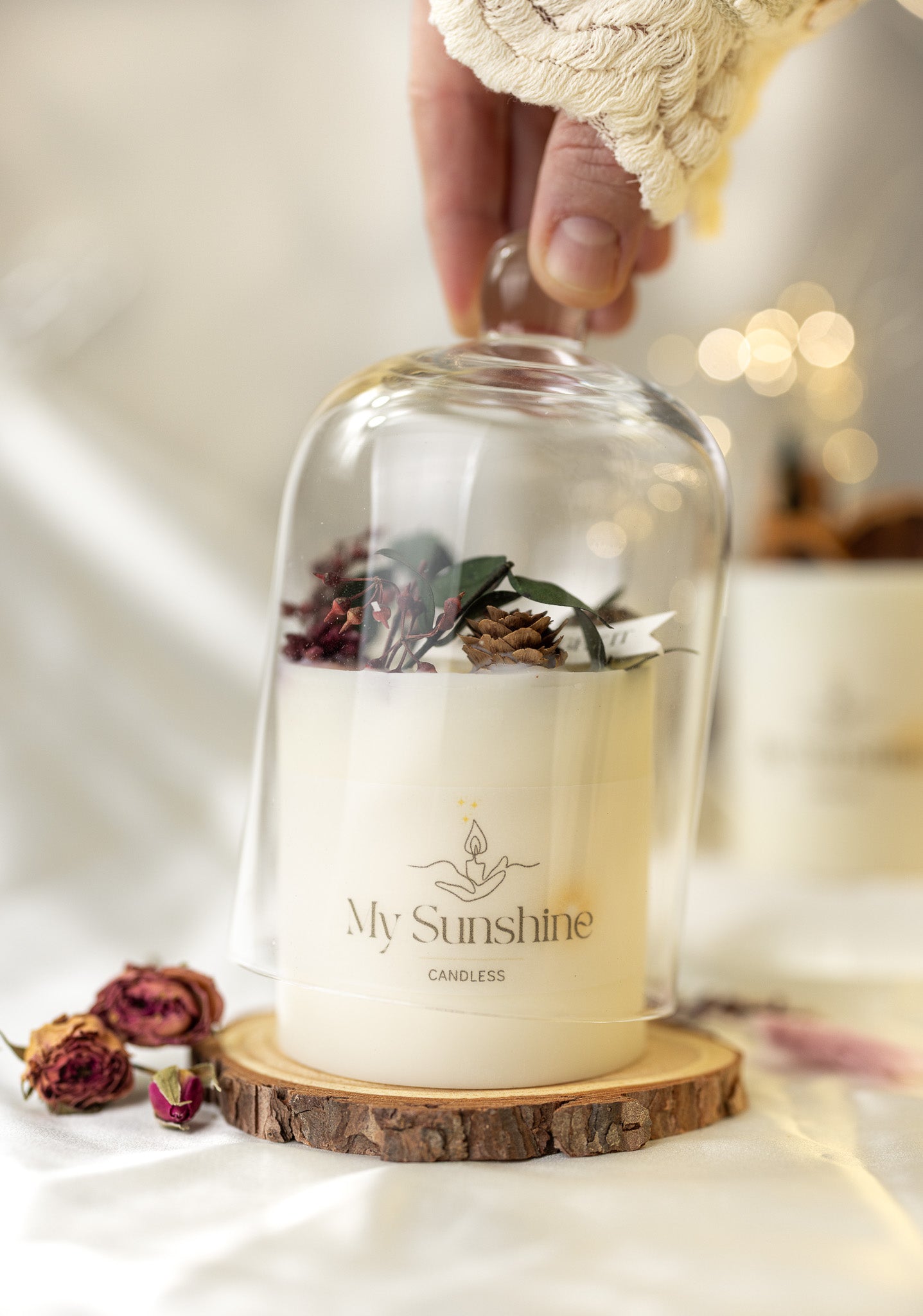 Luxury Handmade Floral Candle Gift Set - Elegant Soy Wax Home Decor & Perfect Gift for Her - MY Sunshine Candless