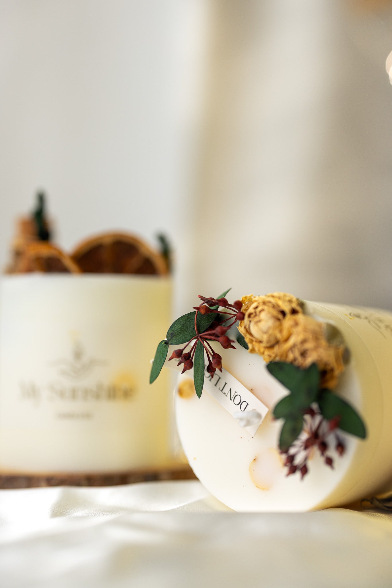 Luxury Handmade Floral Candle Gift Set - Elegant Soy Wax Home Decor & Perfect Gift for Her - MY Sunshine Candless