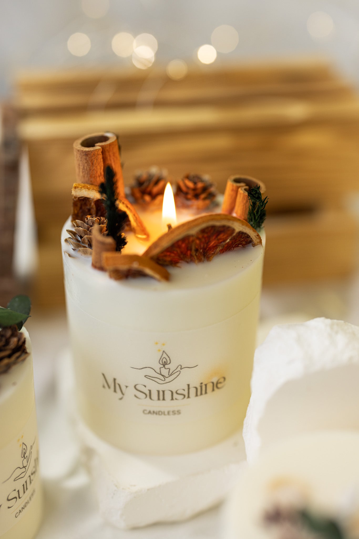 Luxury Handmade Floral Candle Gift Set - Elegant Soy Wax Home Decor & Perfect Gift for Her - MY Sunshine Candless