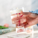 Champagne Gel Candle with Gold Leaf – Luxury Soy Wax Top , Reusable Coffee Mug - MY Sunshine Candless