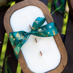 Wood Dough Bowl Candle – Handcrafted Soy Wax Bowl Candle – Rustic Farmhouse Home Decor - MY Sunshine Candless