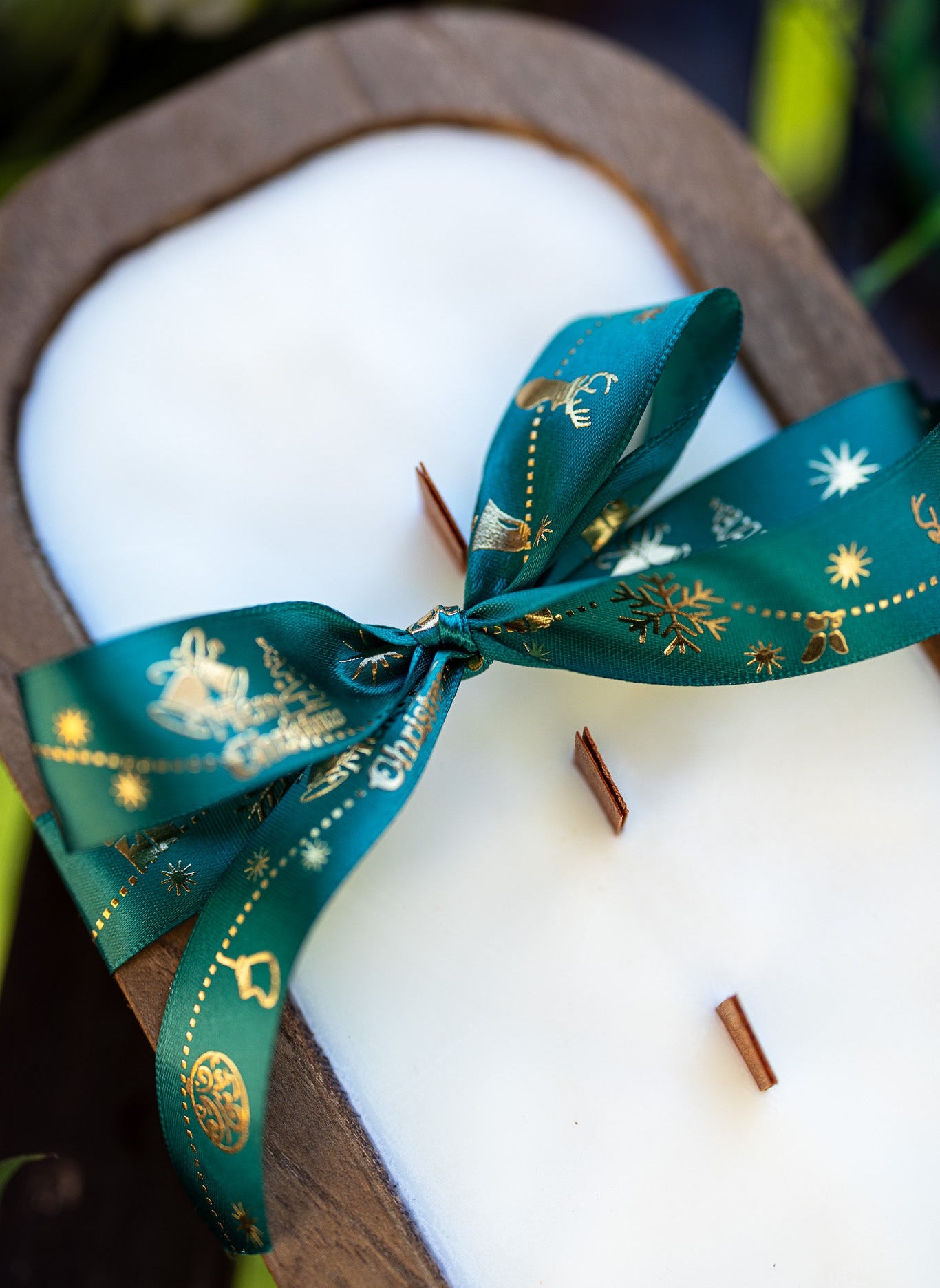 Wood Dough Bowl Candle – Handcrafted Soy Wax Bowl Candle – Rustic Farmhouse Home Decor - MY Sunshine Candless