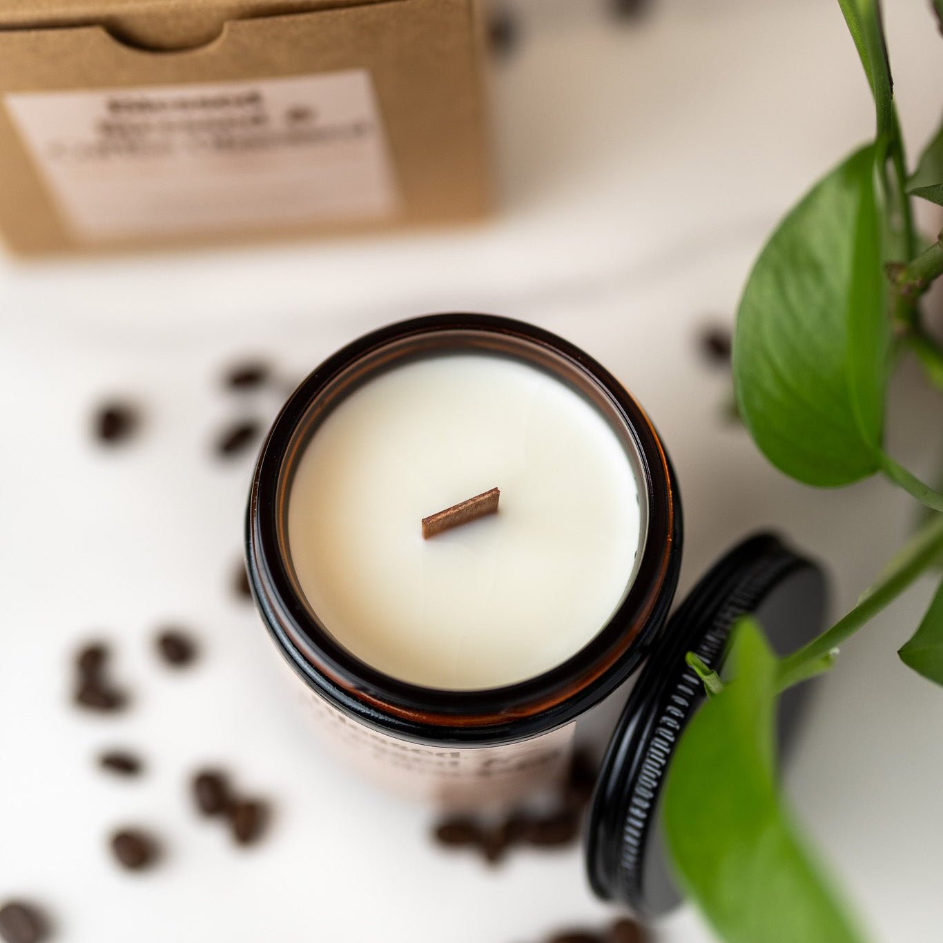 Blessed Stressed & Coffee Obsessed Candle – 8 oz Amber Jar Soy Candle – Funny Coffee Lover Gift - MY Sunshine Candless