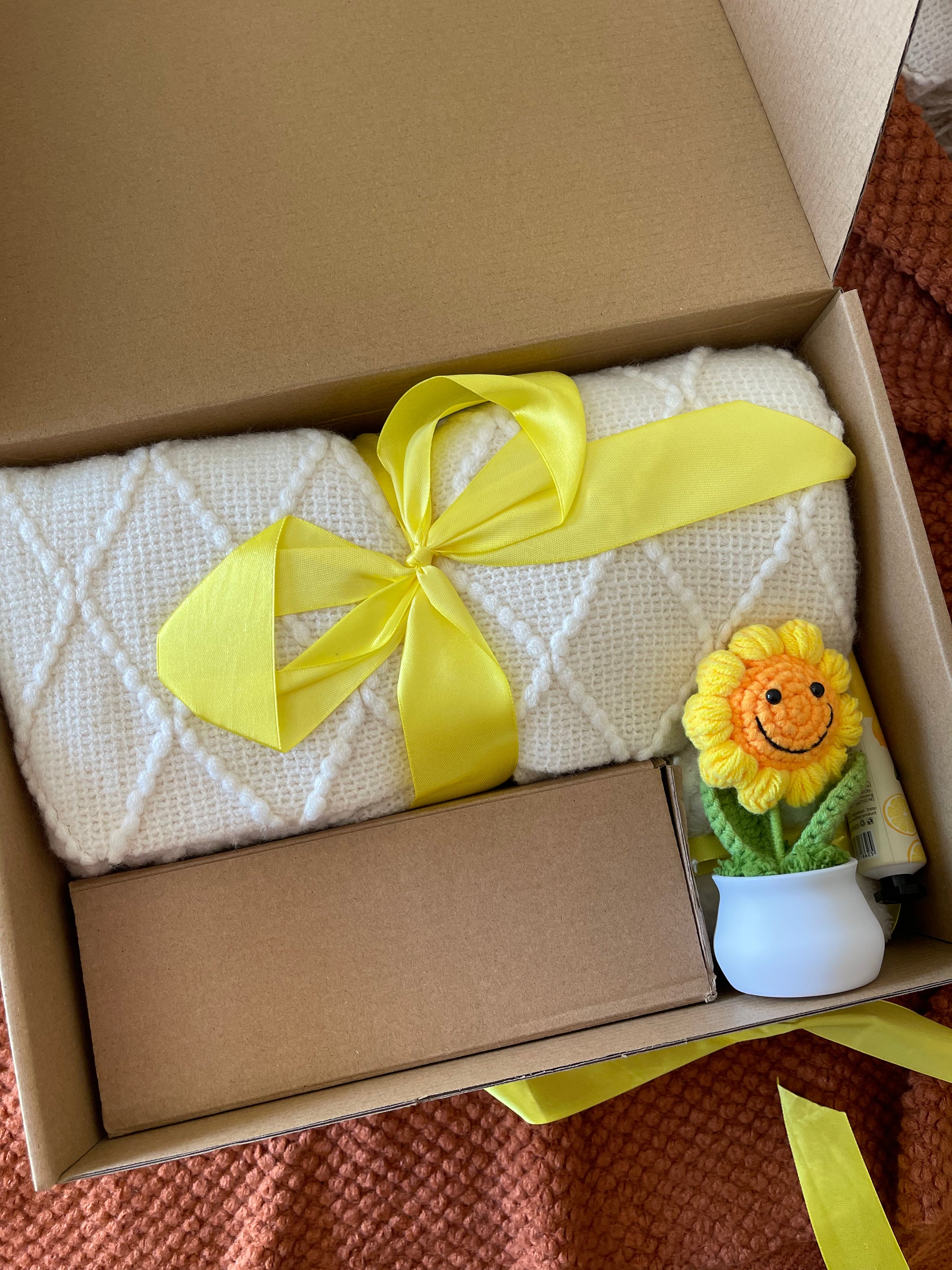 New Mom Care Package: Pink Box with Candle, Mama Mug & More - Ideal Baby Shower Gift - MY Sunshine Candless