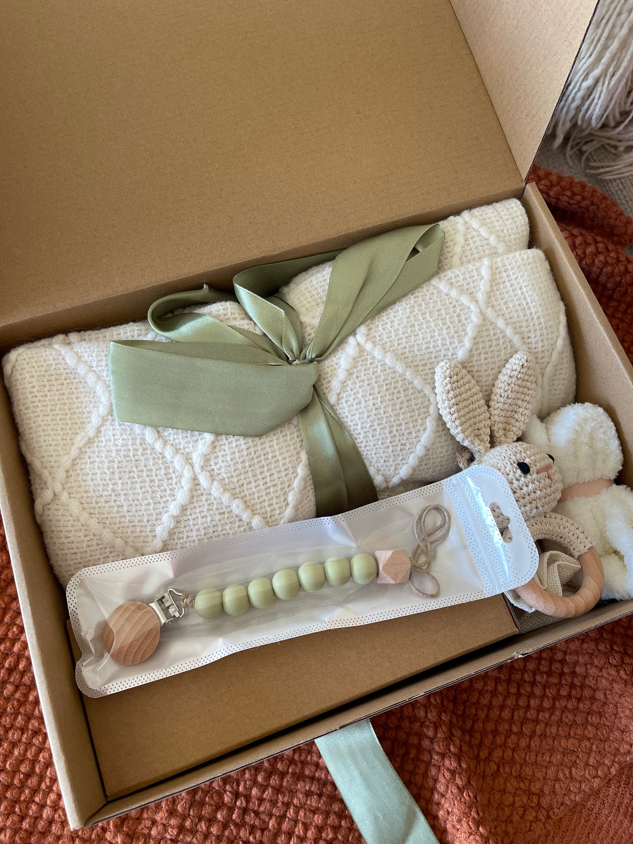 New Mom Care Package: Pink Box with Candle, Mama Mug & More - Ideal Baby Shower Gift - MY Sunshine Candless