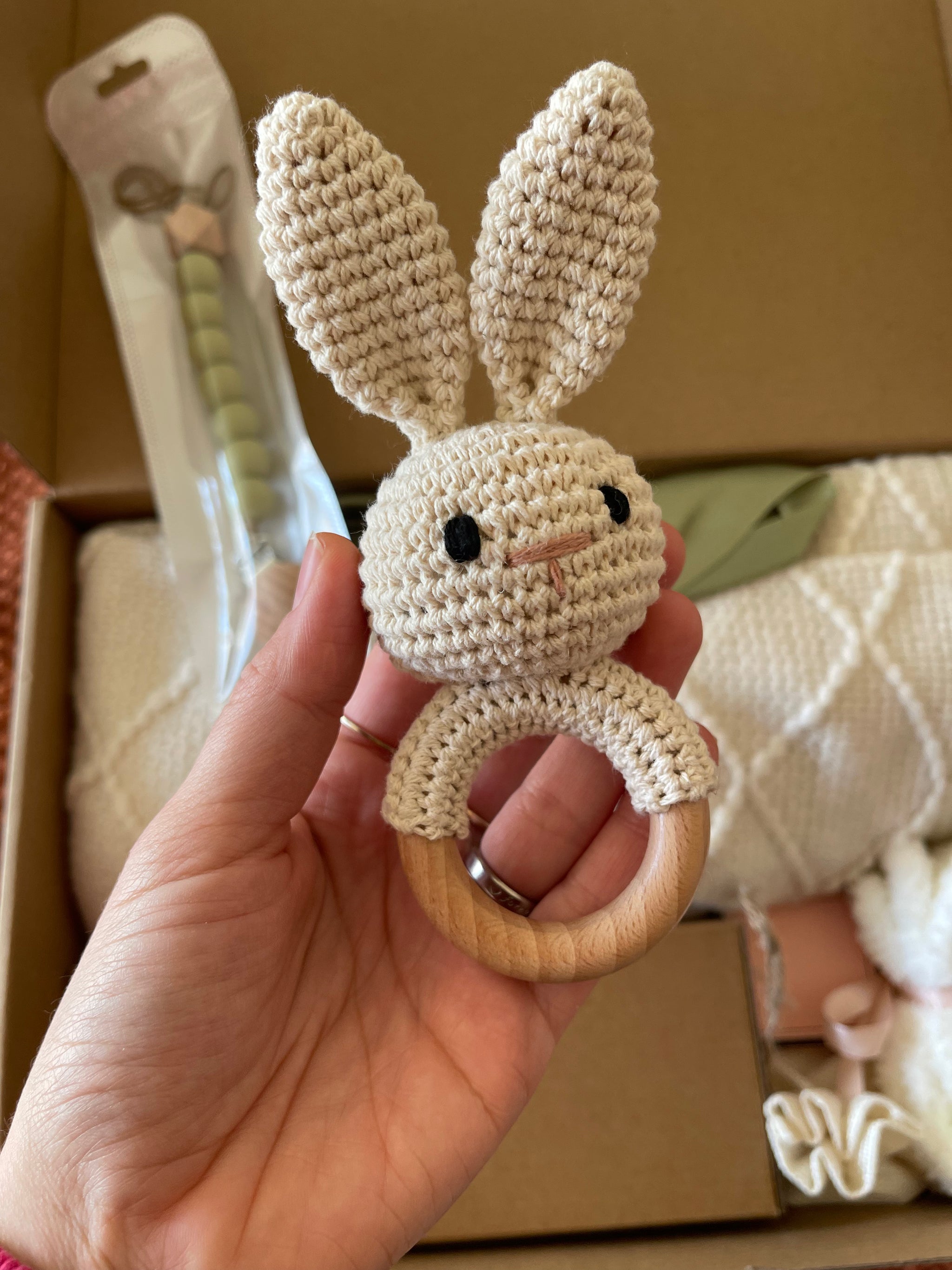 New Mom Care Package: Pink Box with Candle, Mama Mug & More - Ideal Baby Shower Gift - MY Sunshine Candless