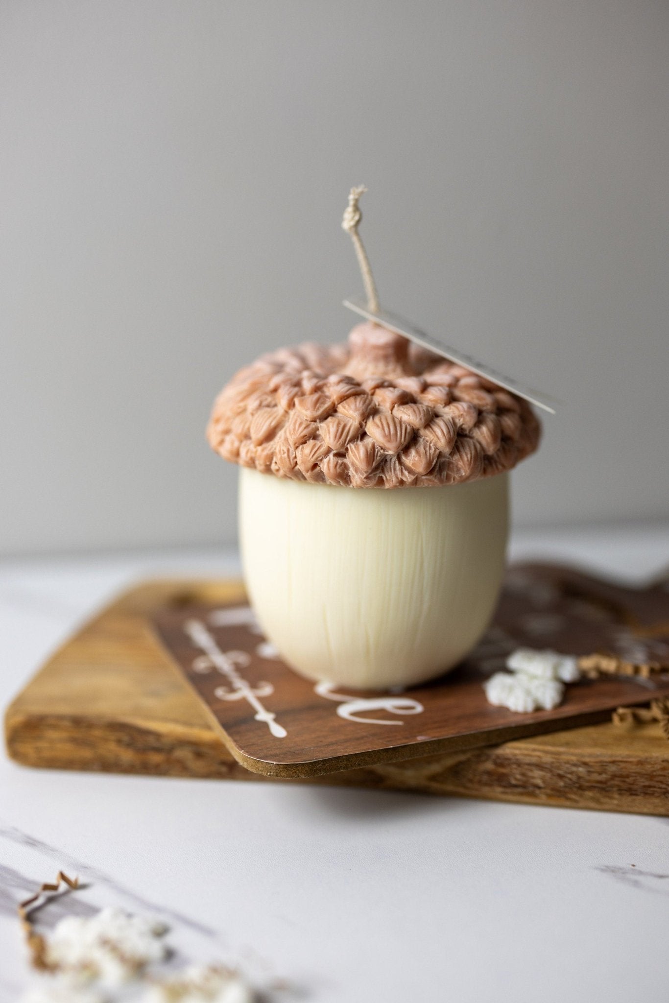 Acorn Shaped Candles, Fall Scented Candles, Thanksgiving Decoration Candles, Christmas Candles, Holiday Candle Gifts.Hazelnut Candle.