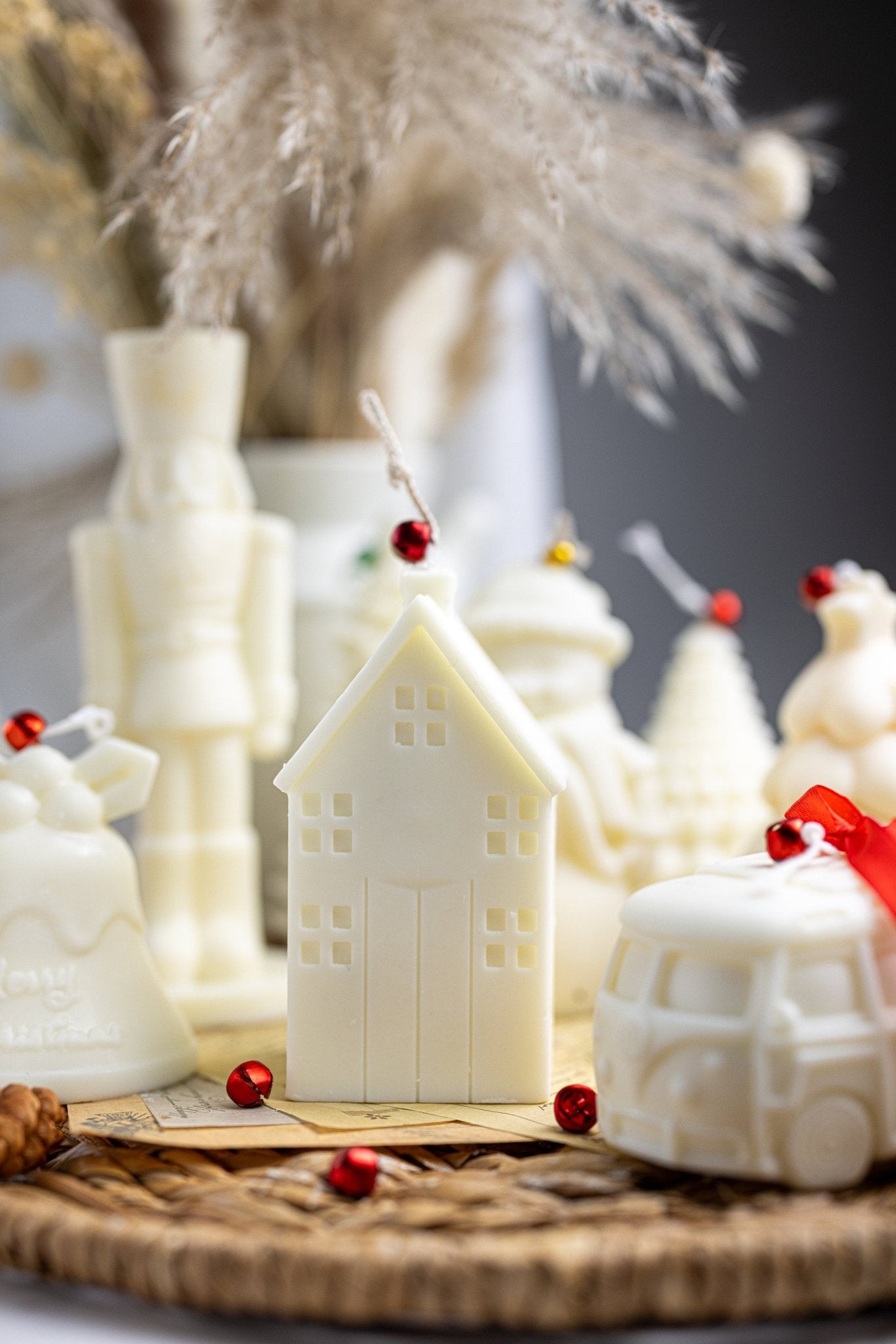 Christmas Tree Candle, Christmas Candles, Snowman Candle , Nutcracker Candles , House Candle ,Xmas Decorations.