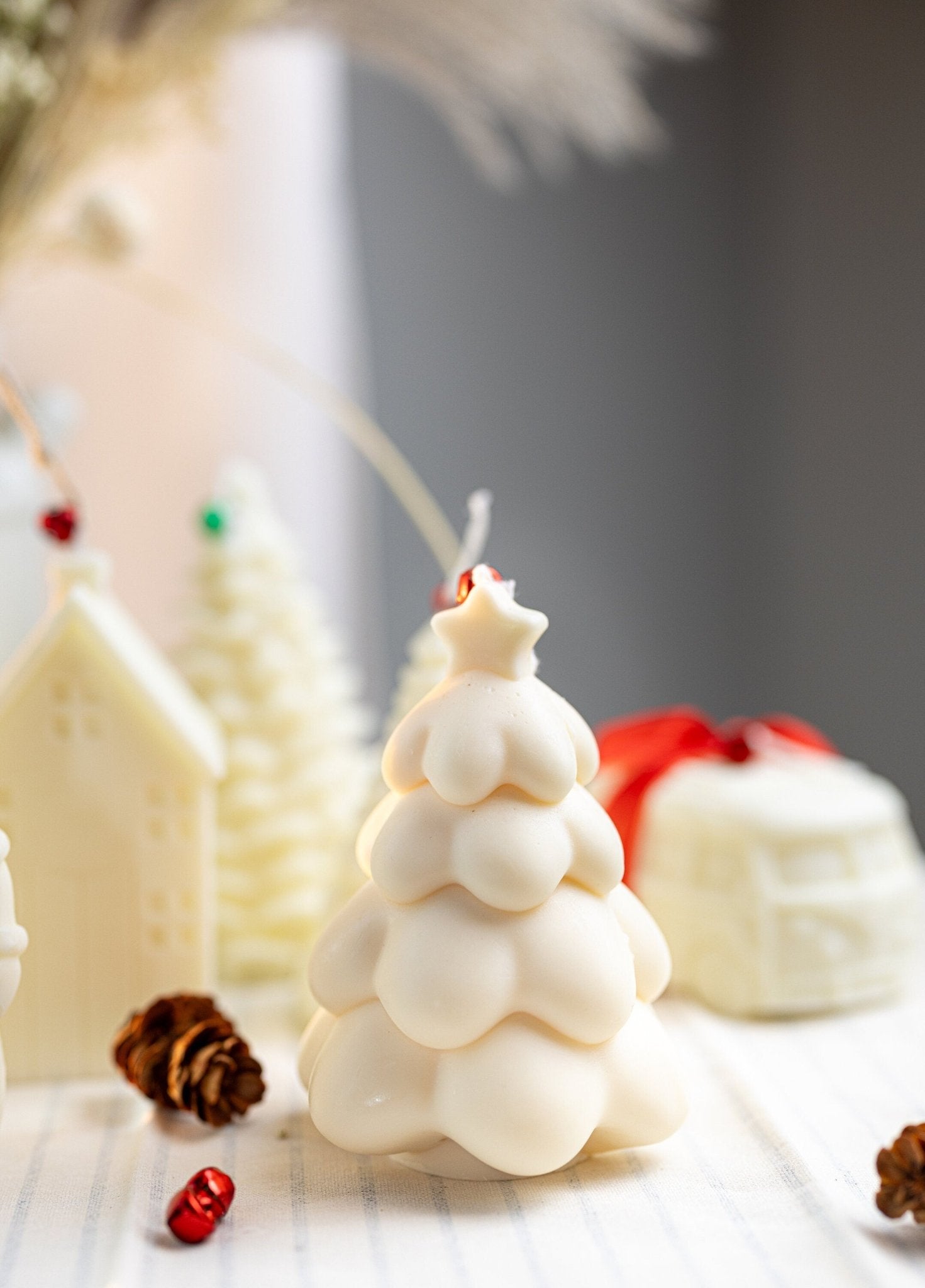 Christmas Tree Candle, Christmas Candles, Snowman Candle , Nutcracker Candles , House Candle ,Xmas Decorations.