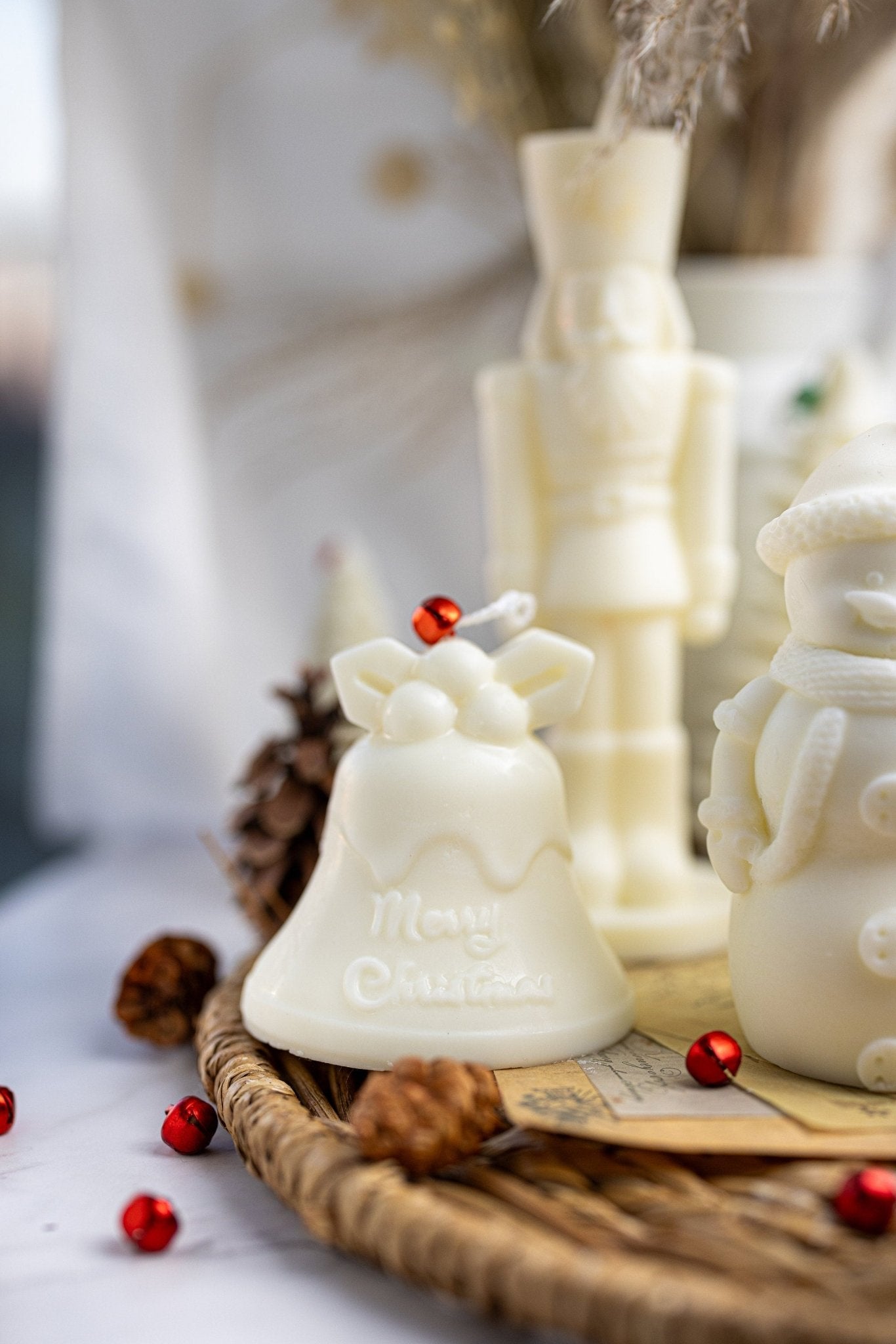 Christmas Tree Candle, Christmas Candles, Snowman Candle , Nutcracker Candles , House Candle ,Xmas Decorations.