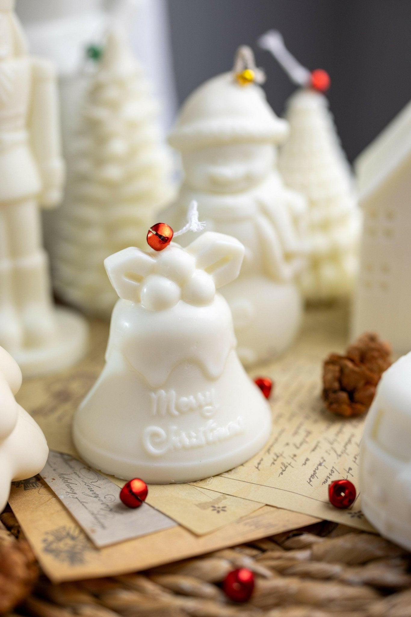 Christmas Bell Candle | Stocking Stuffer | Merry Christmas bell candle | Merry Christmas candle | Christmas gift candle