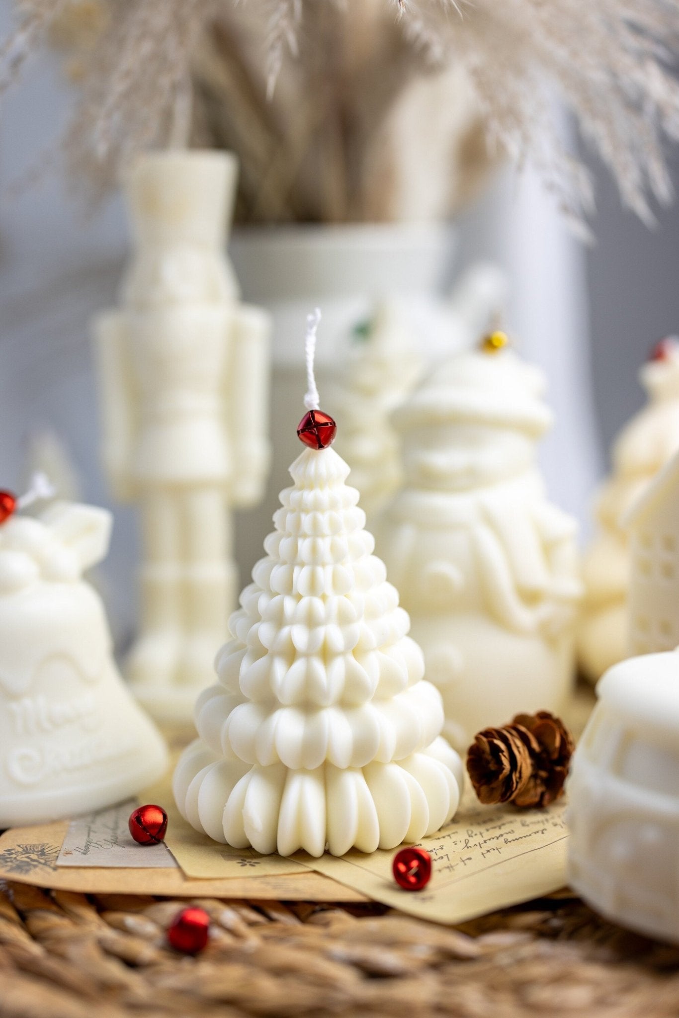 Christmas Tree Candles | Handmade Candles | Decor Trees | Ornaments | Soy Wax Candles | Gift Idea | Decoration |