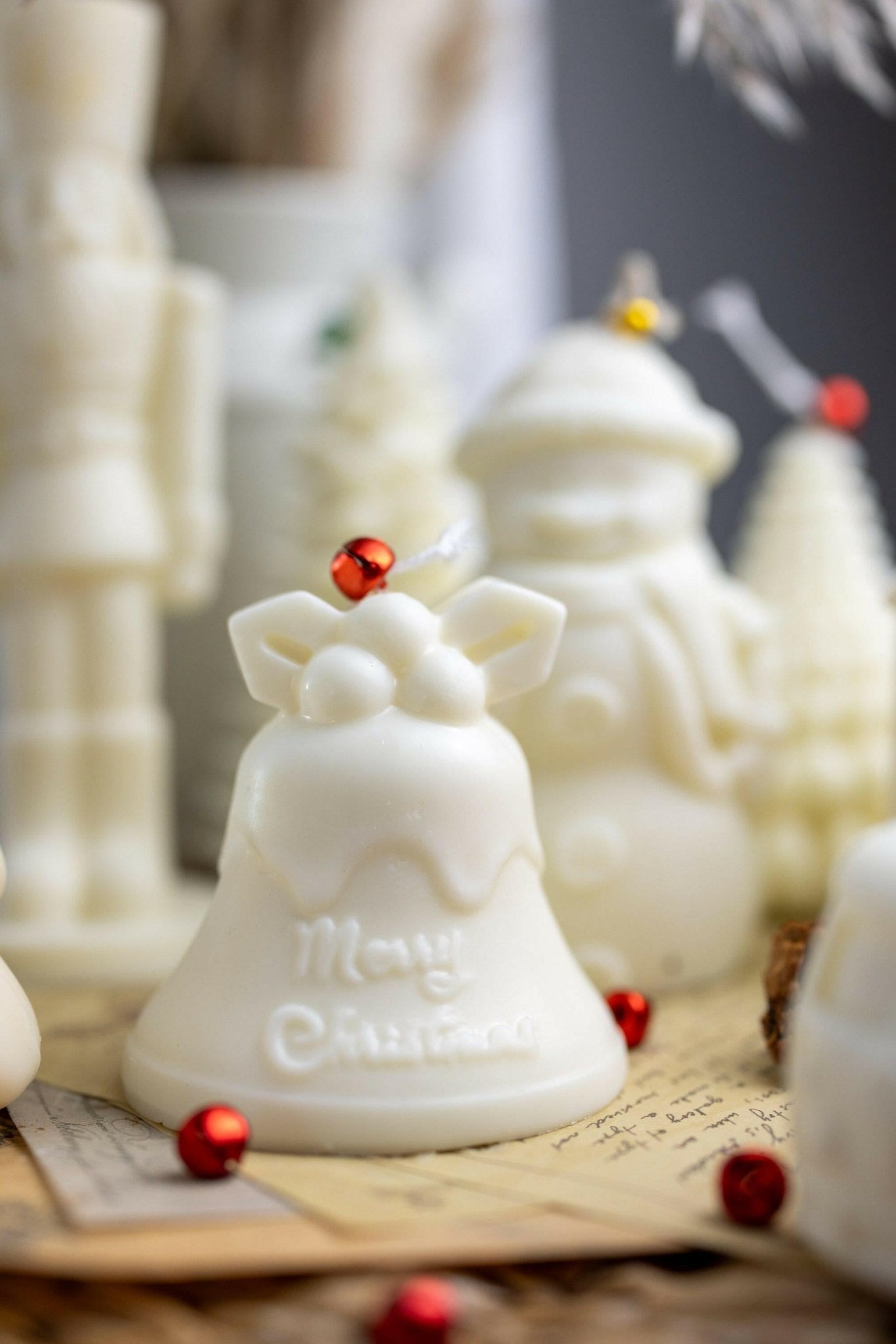 Christmas Bell Candle | Stocking Stuffer | Merry Christmas bell candle | Merry Christmas candle | Christmas gift candle