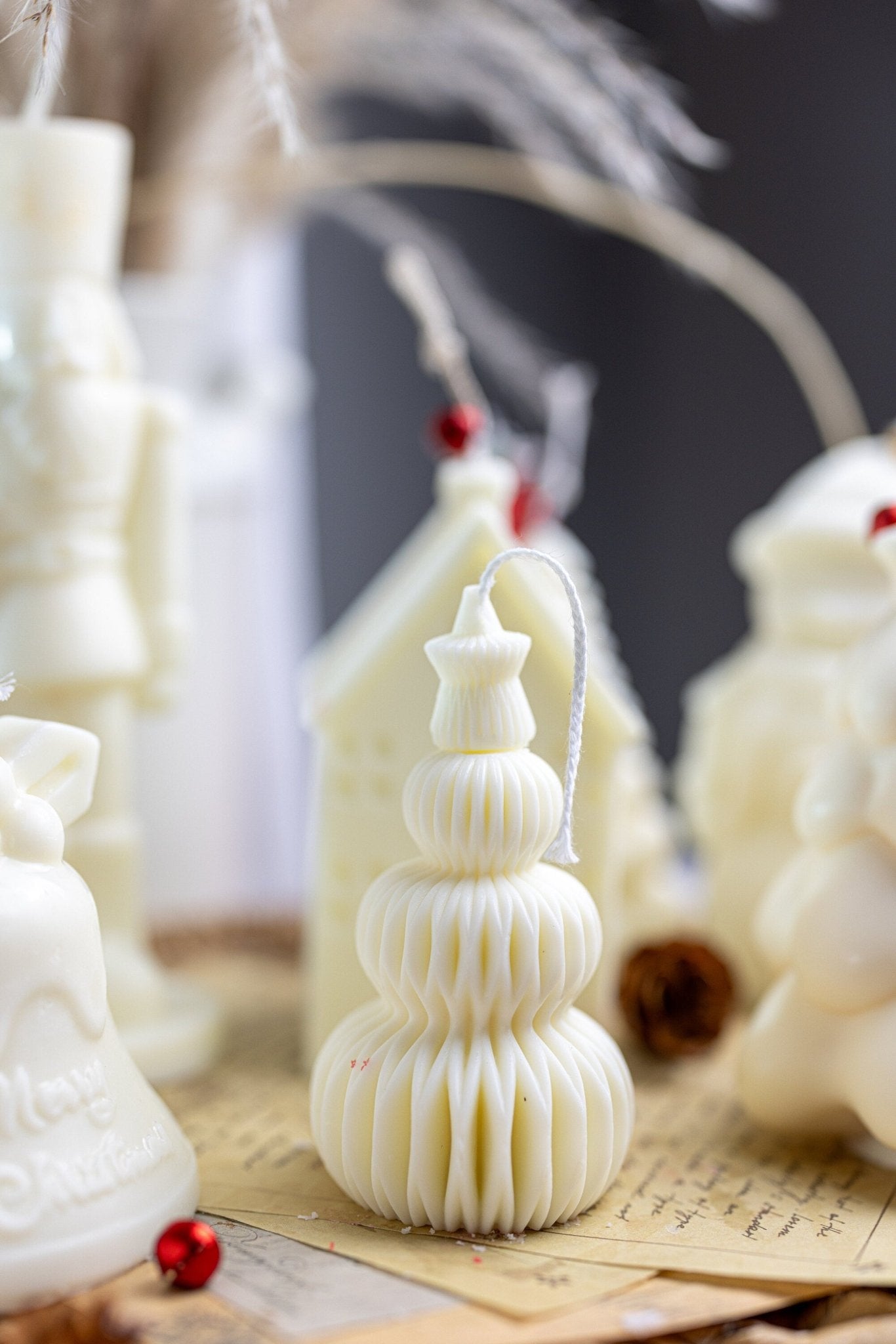 Small layered candle/Handmade Candles | Decor Trees | Ornaments | Soy Wax Candles | Gift Idea | Decoration