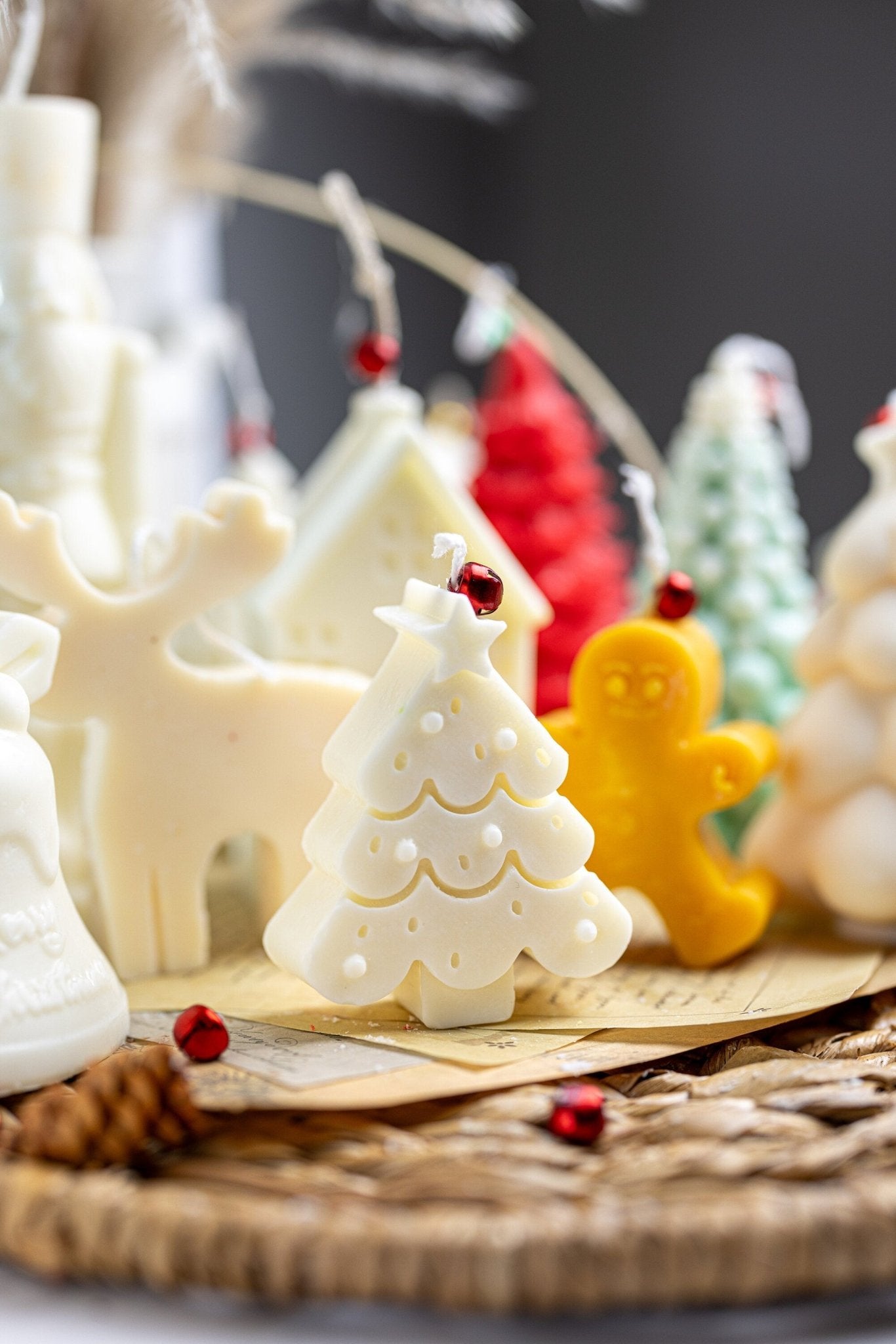 Small Christmas Tree Candle | Handmade Candles | Decor Trees | Ornaments | Soy Wax Candles | Trees Candles |Decoration Tree | Christmas Tree