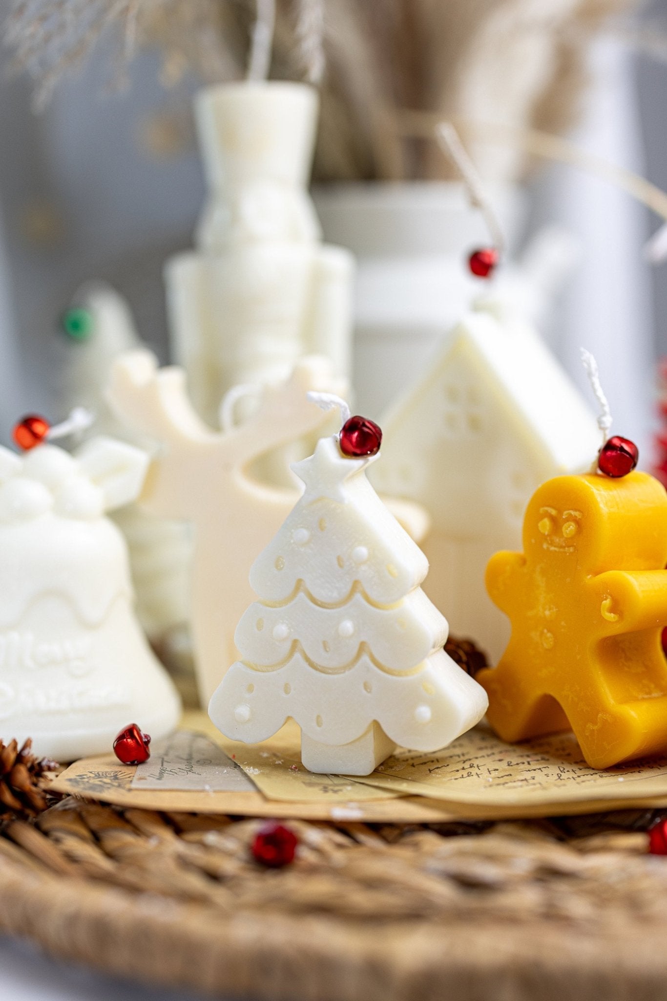 Small Christmas Tree Candle | Handmade Candles | Decor Trees | Ornaments | Soy Wax Candles | Trees Candles |Decoration Tree | Christmas Tree