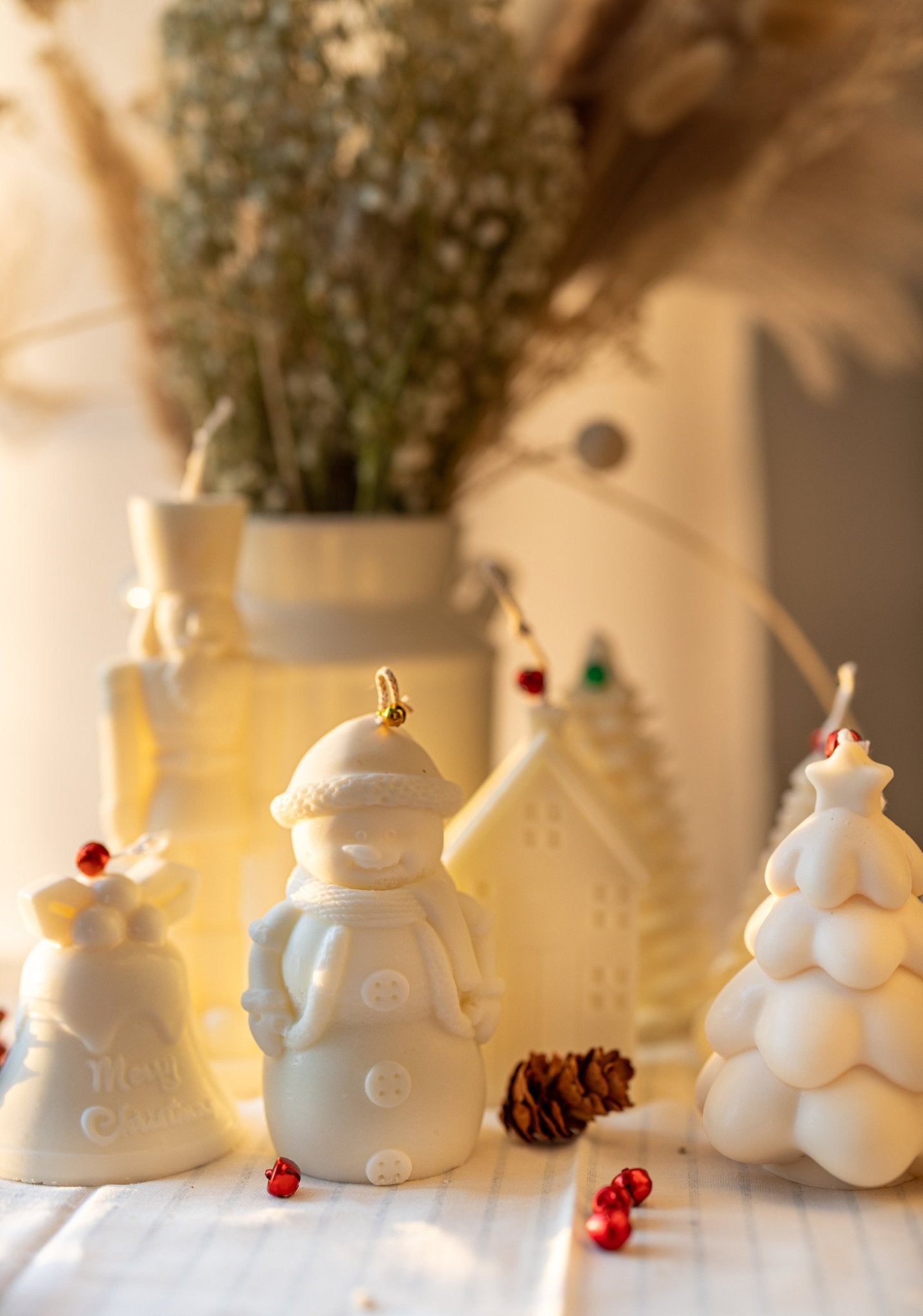 Christmas Tree Candle, Christmas Candles, Snowman Candle , Nutcracker Candles , House Candle ,Xmas Decorations.