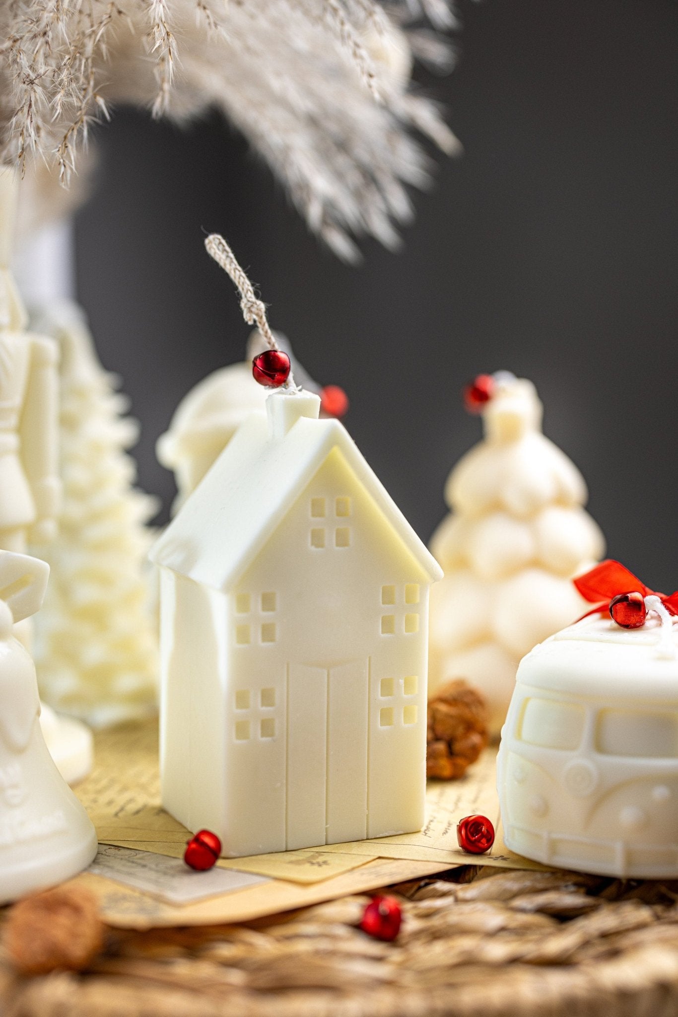 Christmas Tree Candle, Christmas Candles, Snowman Candle , Nutcracker Candles , House Candle ,Xmas Decorations.