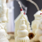 Small layered candle/Handmade Candles | Decor Trees | Ornaments | Soy Wax Candles | Gift Idea | Decoration