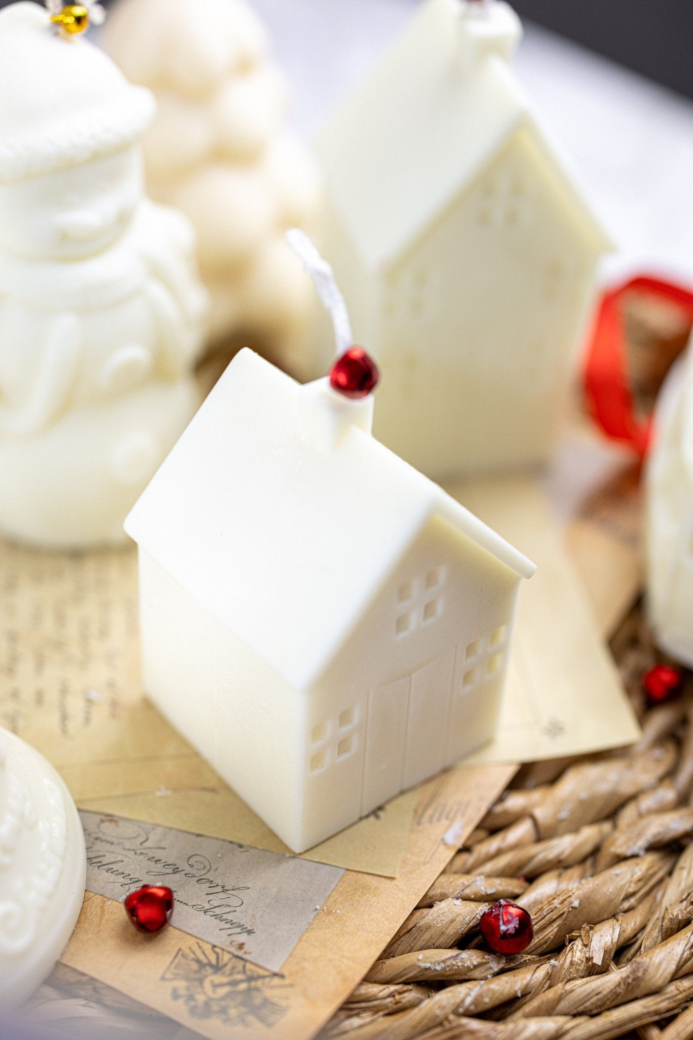 Home Shaped Candle, House Candle,Christmas Gift, Housewarming Gift, 3D House Candle, Minimalist Candle , Ginger House Candle.