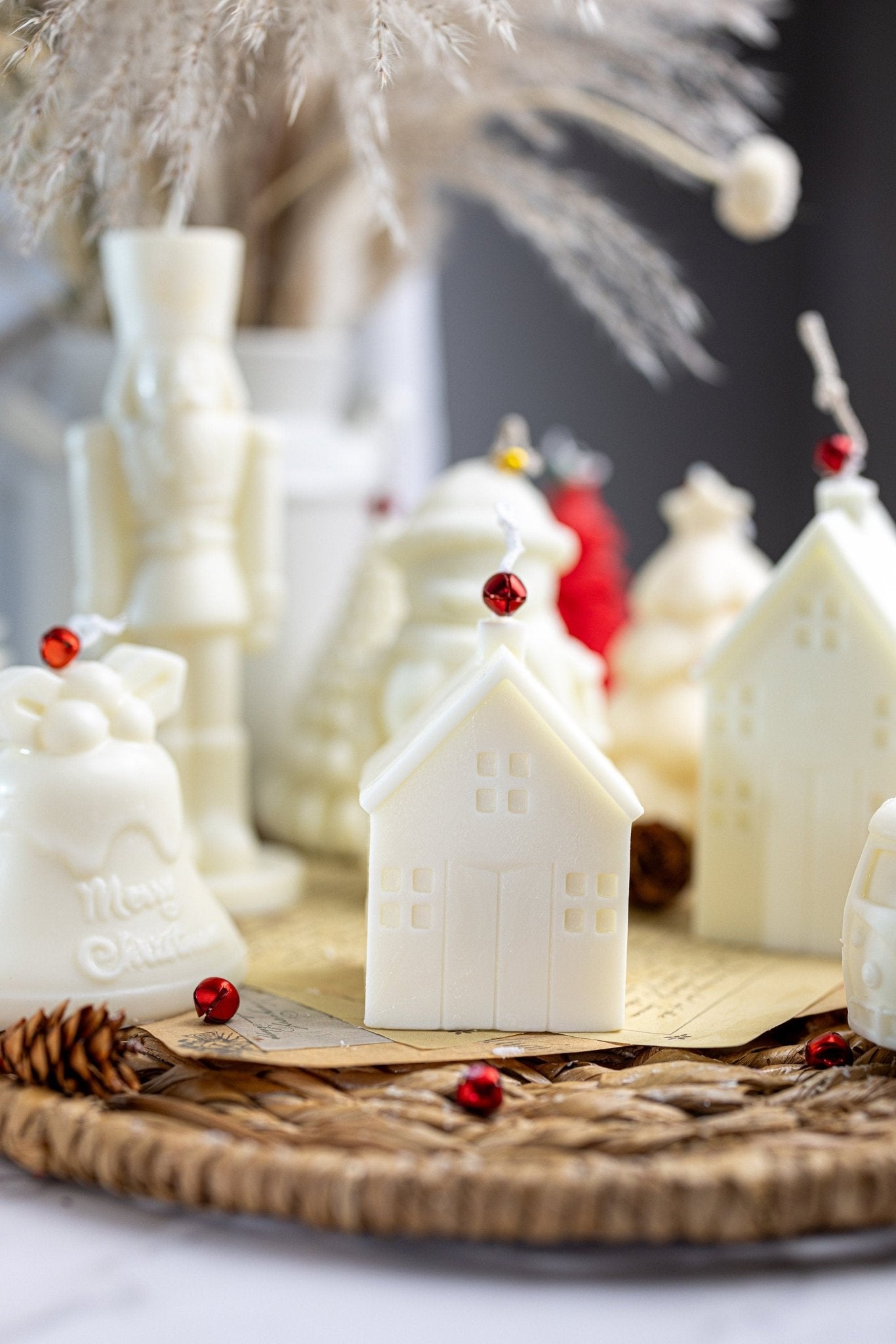 Home Shaped Candle, House Candle,Christmas Gift, Housewarming Gift, 3D House Candle, Minimalist Candle , Ginger House Candle.