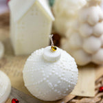 Ornament Christmas ball candle | Christmas scented candle | Winter decoration candles | Soy wax candle | Gift | Christmas ornaments