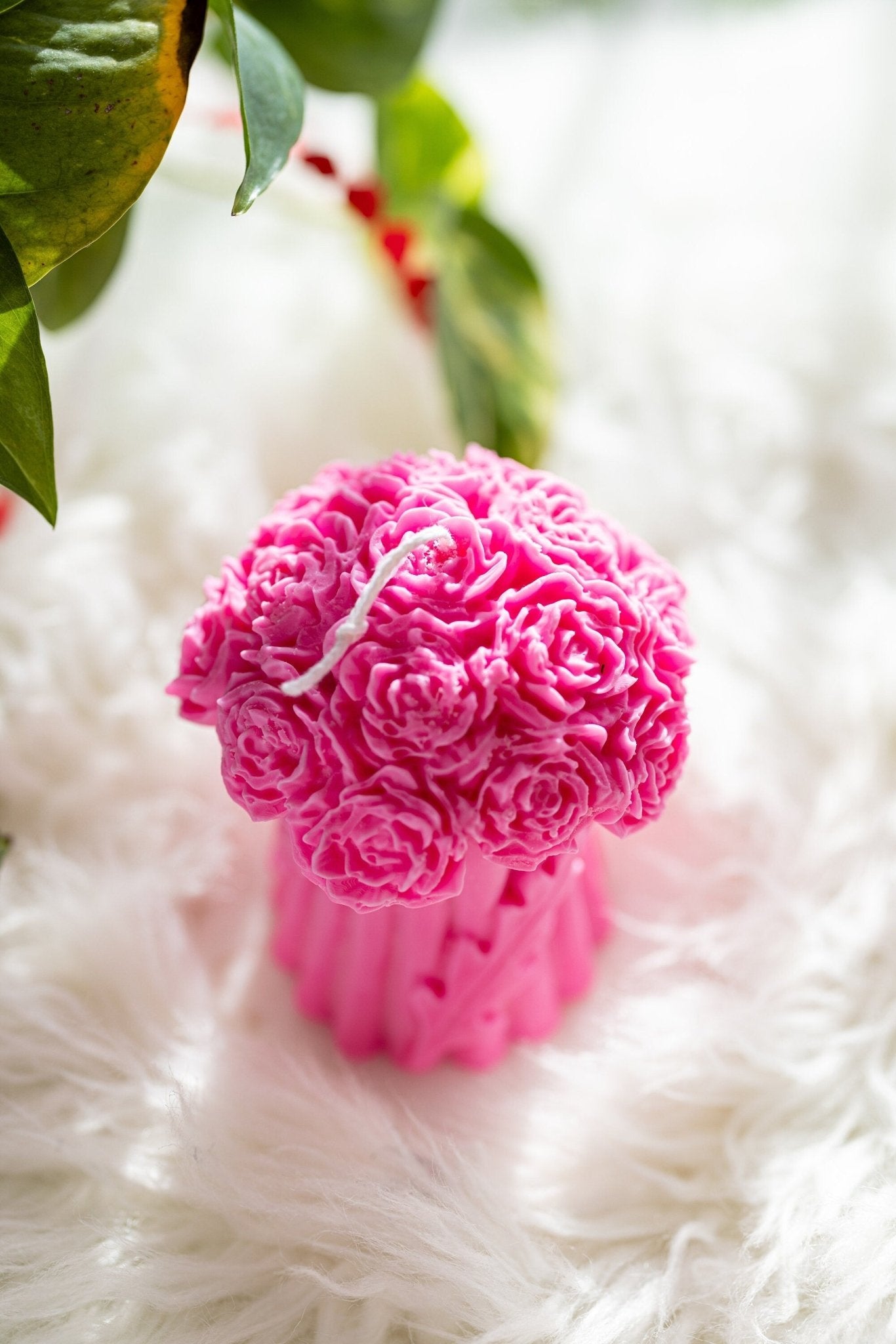 Rose Bouquet Candle, Peony Bouquet, Peony Candle, Flower Candle, Valentine's Gifts ,Handmade Home Decor, Personalized Gift For Her.