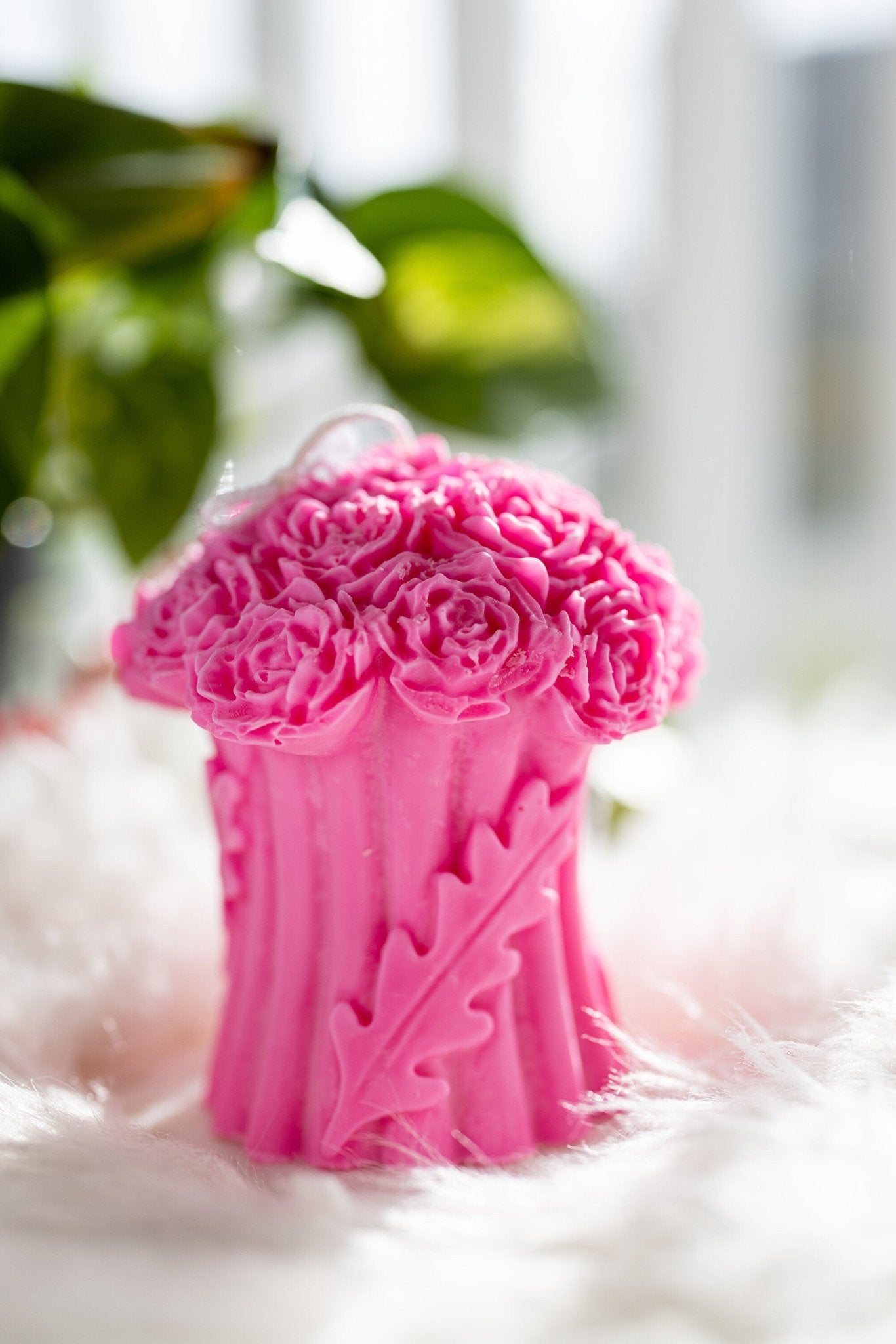 Rose Bouquet Candle, Peony Bouquet, Peony Candle, Flower Candle, Valentine's Gifts ,Handmade Home Decor, Personalized Gift For Her.