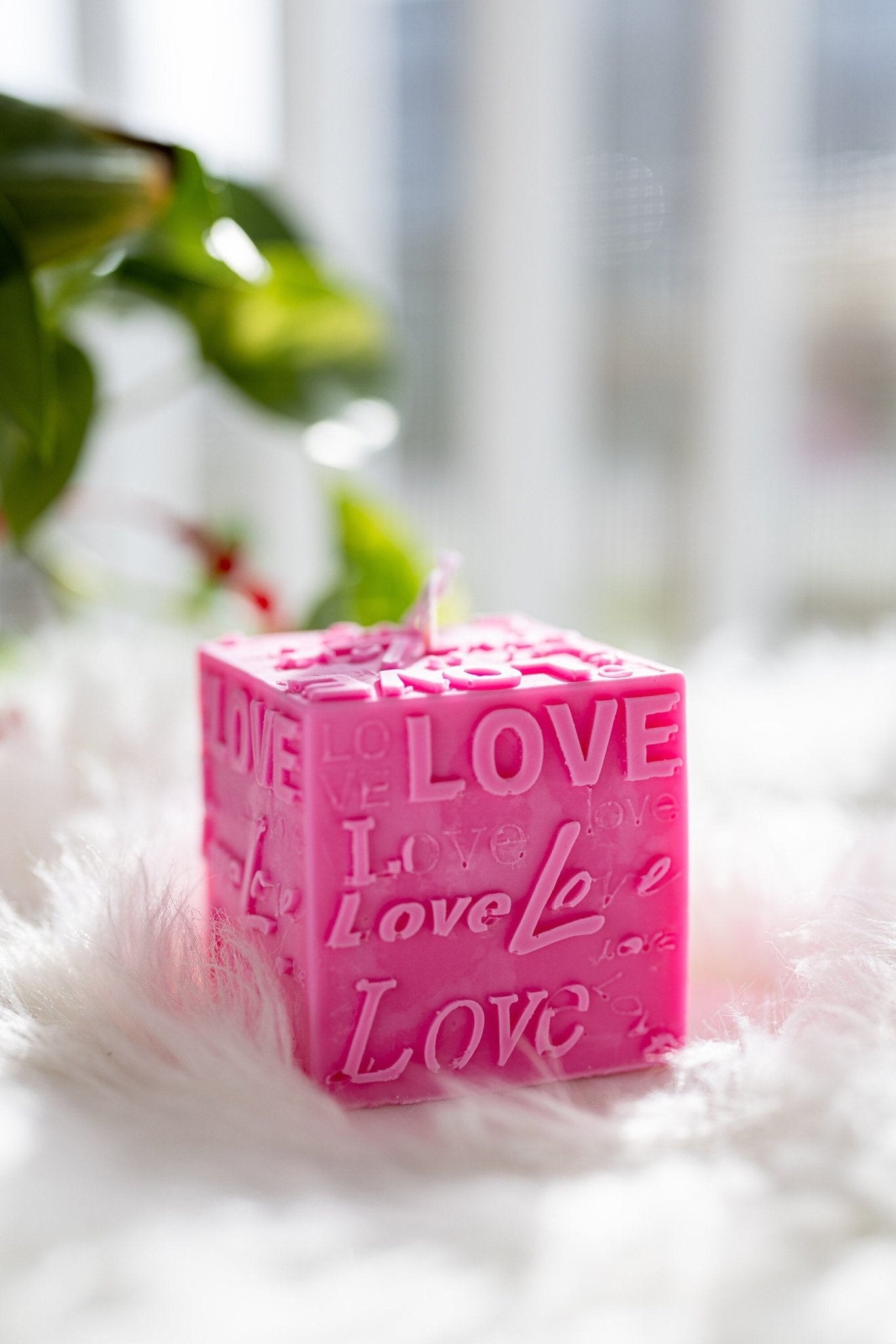 Unique Love You Candle,Love Square Candle, Love Gift for her,Valentines Day Gifts .