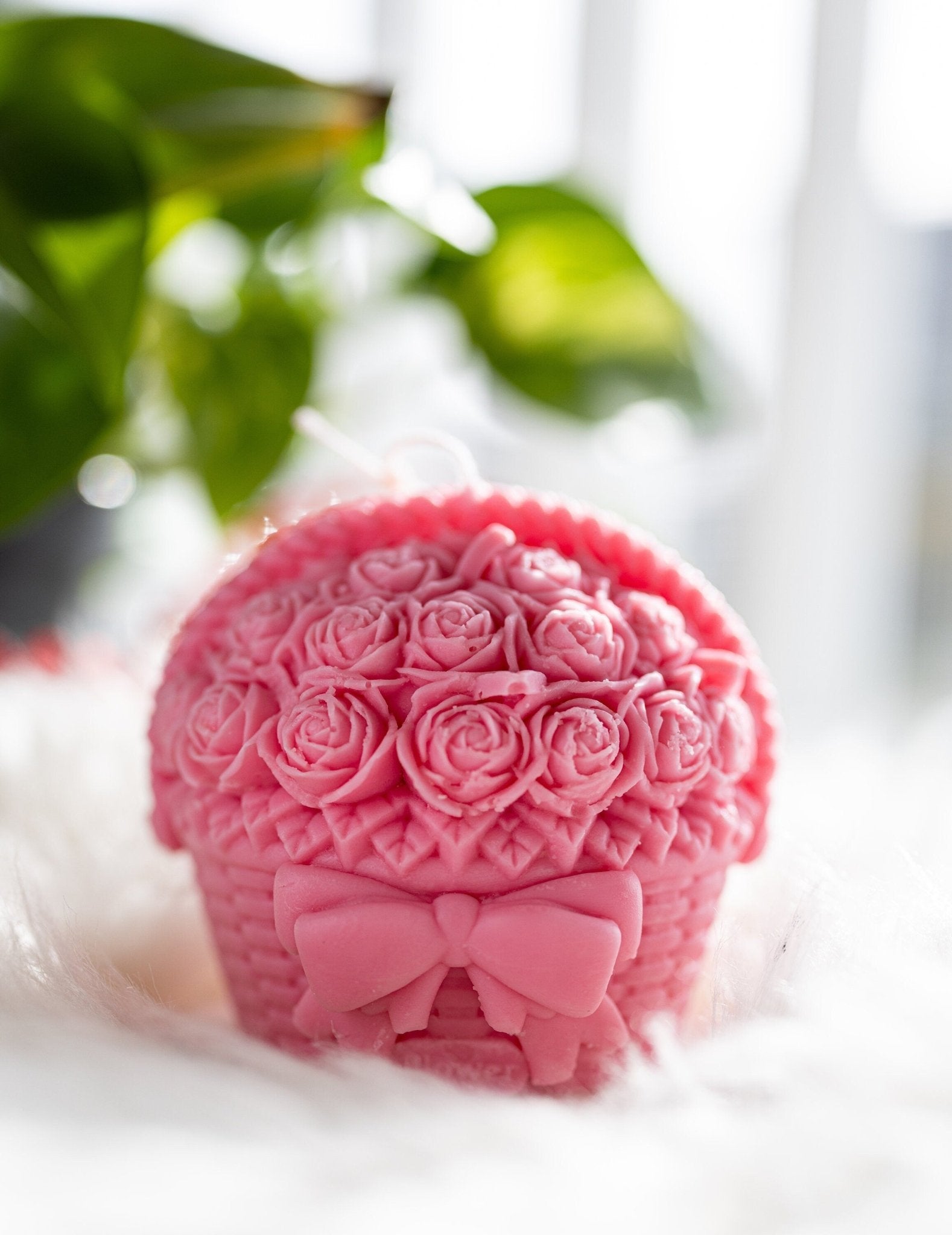 Bouquet of Roses Candle, Flower Shape Candle, Love Candle, Pink Candle,Unique Gift, Valentines Day Gift