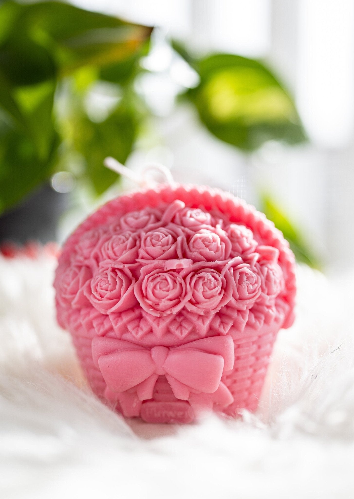 Bouquet of Roses Candle, Flower Shape Candle, Love Candle, Pink Candle,Unique Gift, Valentines Day Gift